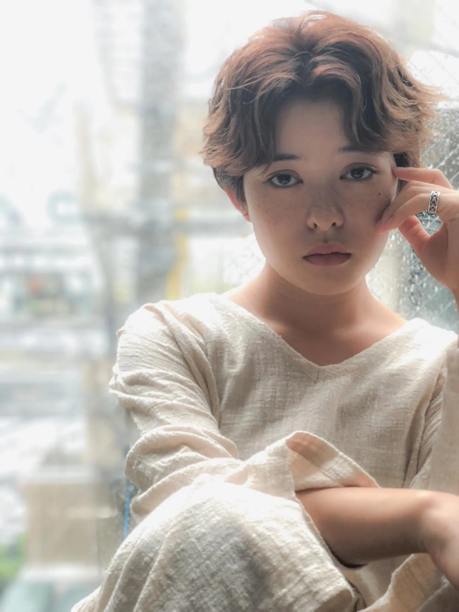 ショート マニッシュショート ショートヘア 北條 優輝のヘアスタイル