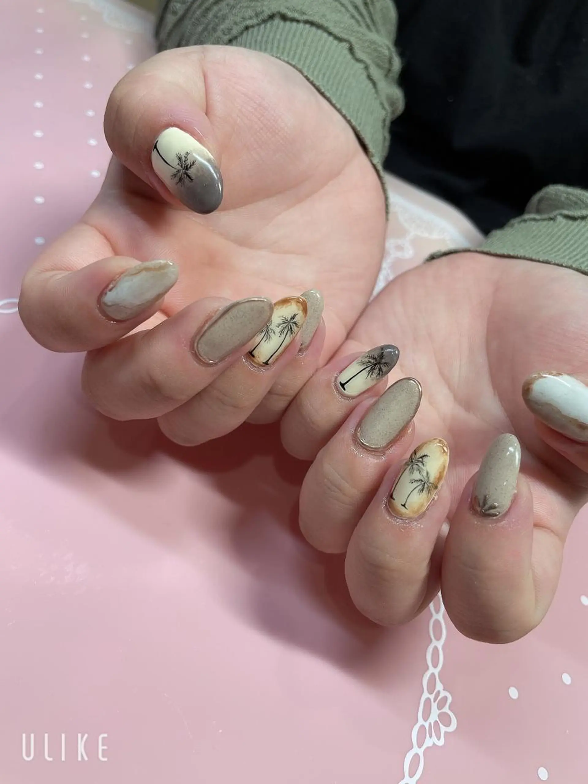 ミディアム ネイル 《LB》ラブリエ Nail&eyeのマツエク・マツパデザイン
