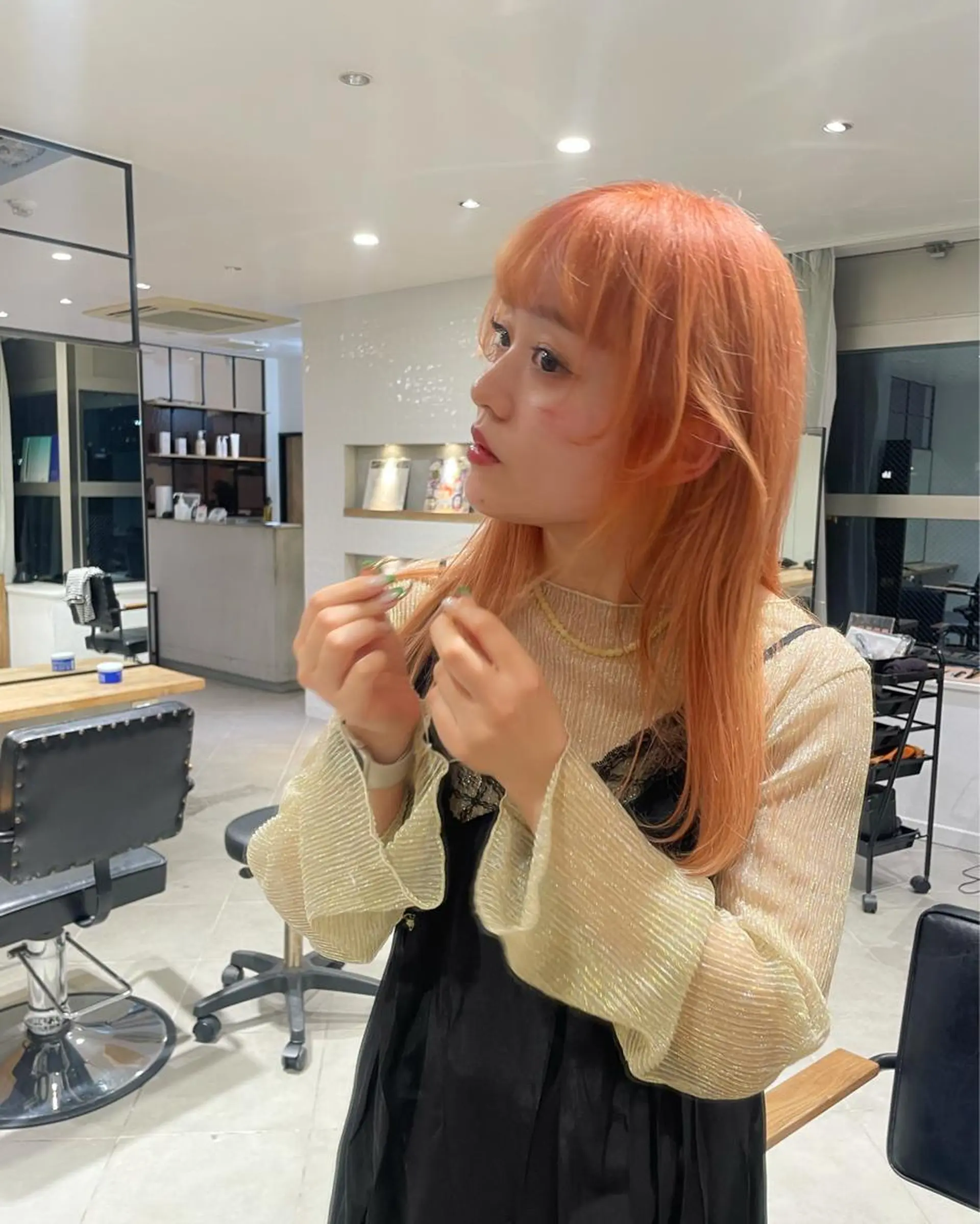 セミロング レイヤーカット BoomBOX所属・HIBIKI/原宿 ハッシュカット🪄のヘアスタイル