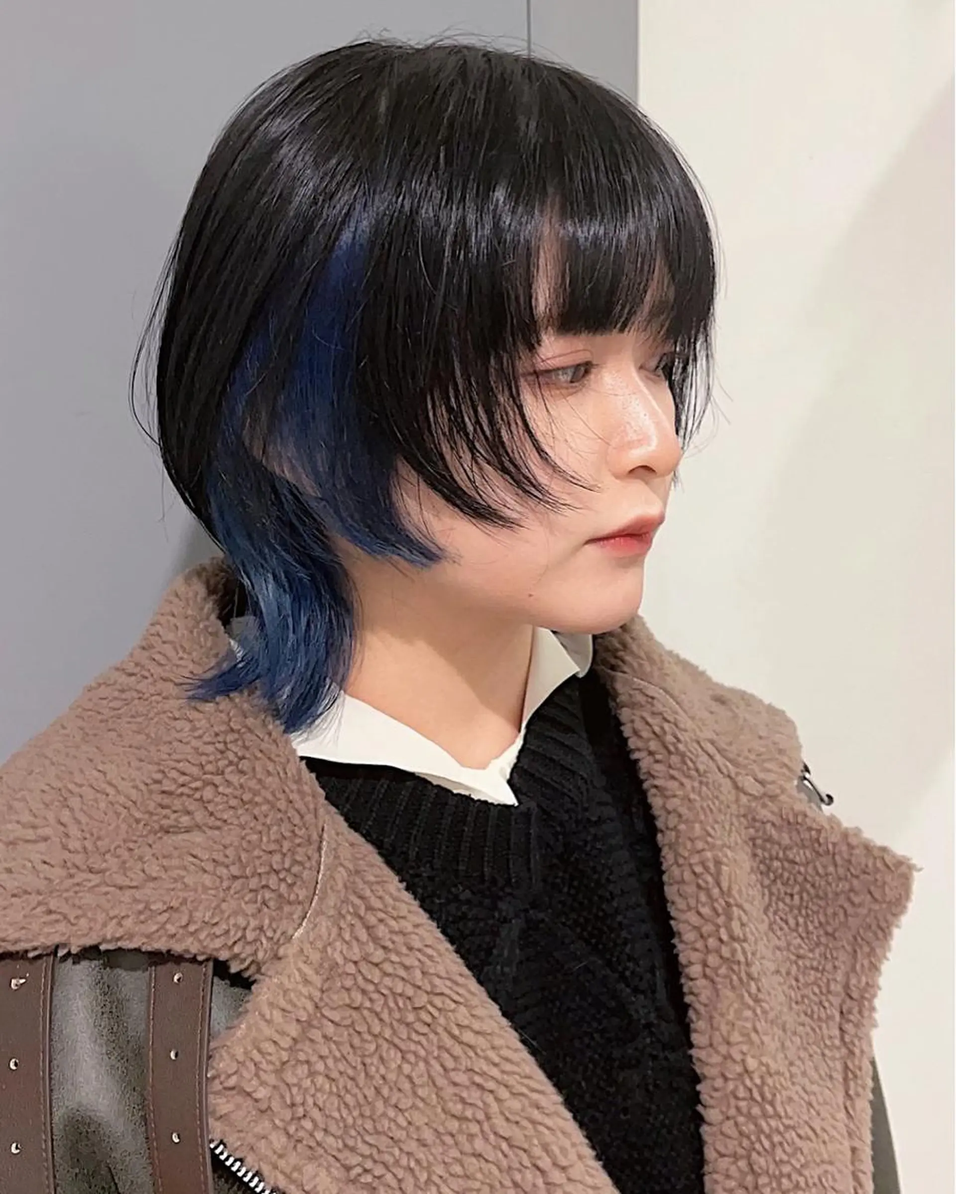 ショート ウルフカット ヘアカラー トリートメント ウルフ/レイヤー /パーマ/島田陽稀のヘアスタイル