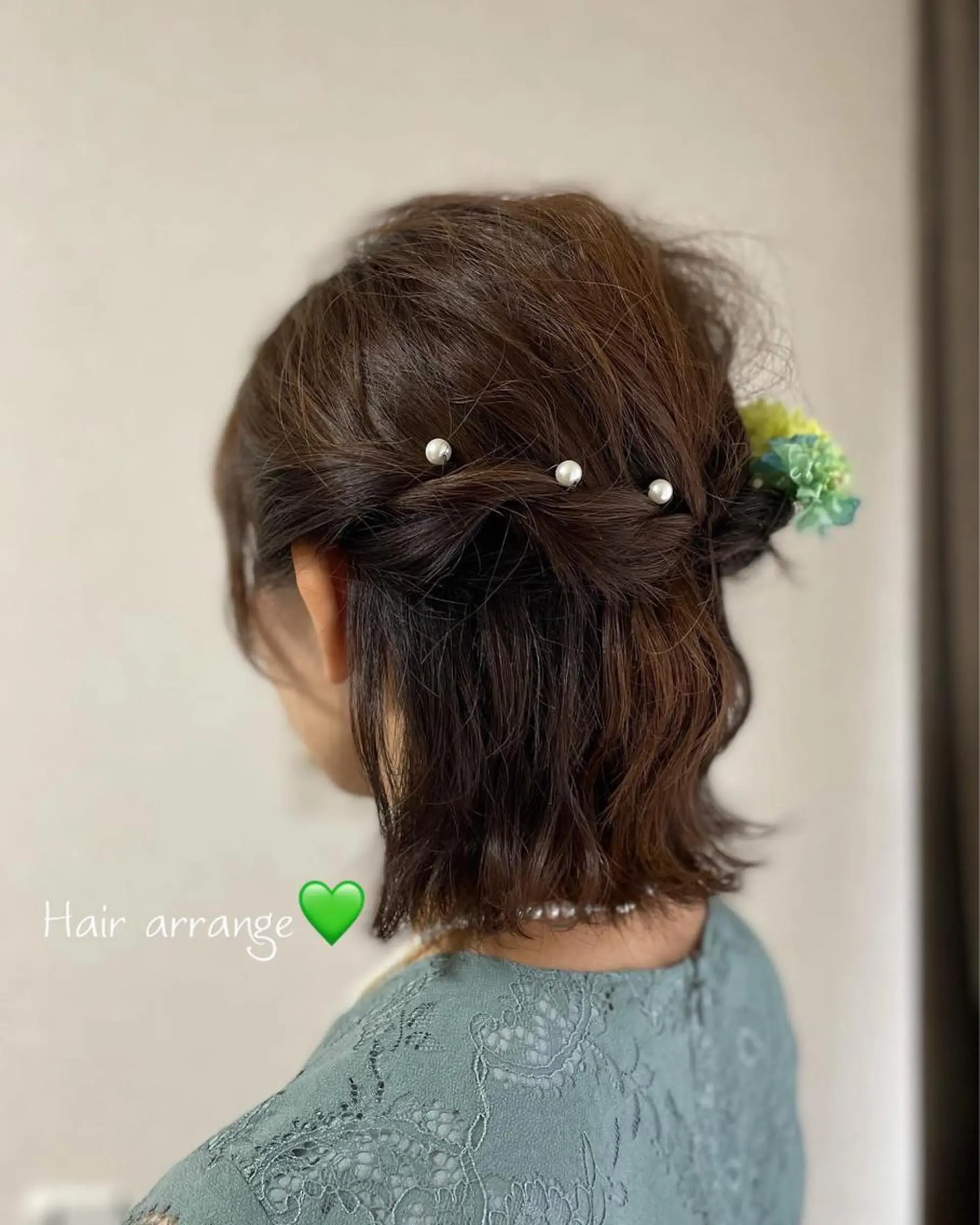 ミディアム ヘアアレンジ 豊田 智美のヘアスタイル