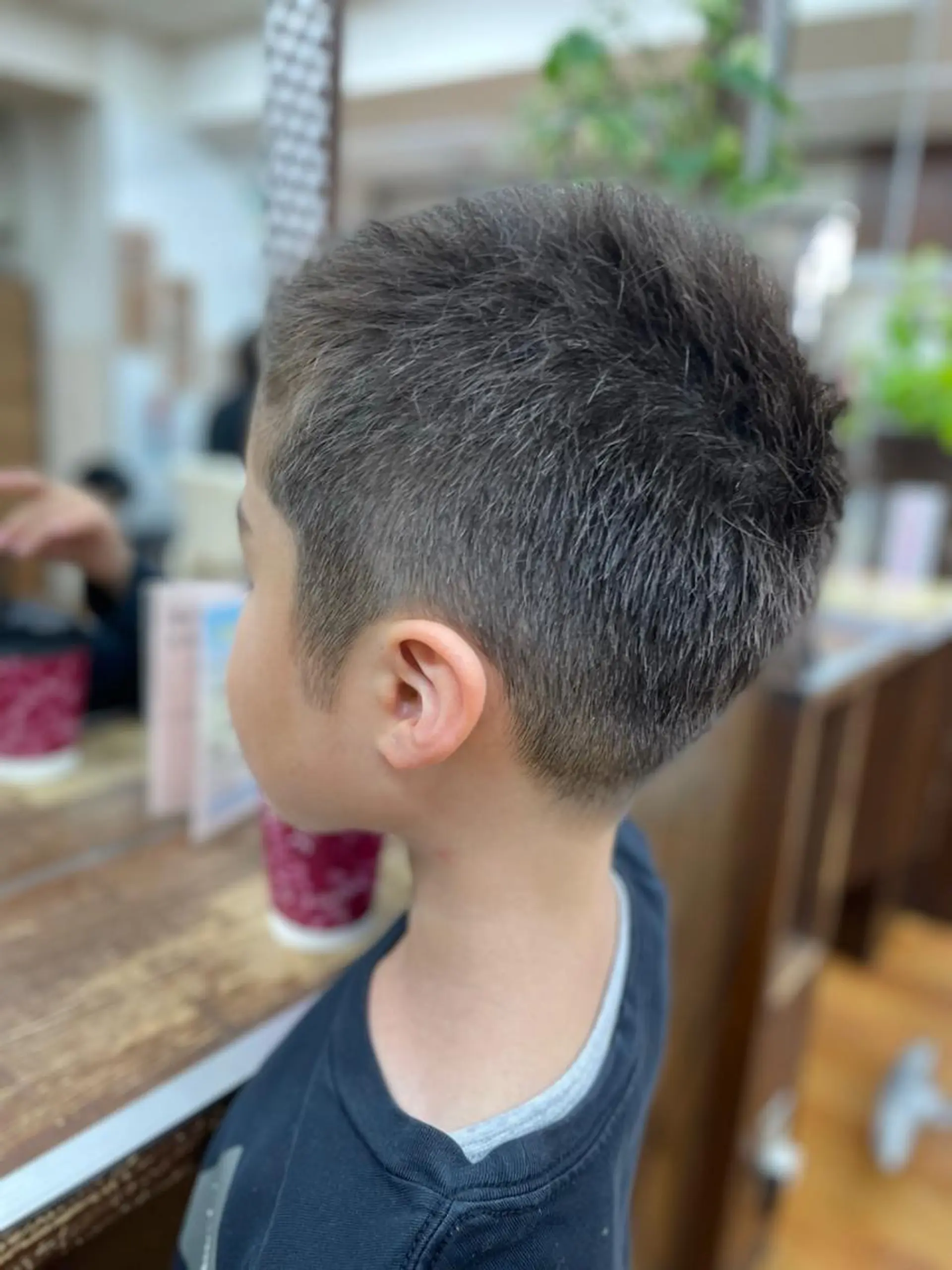 メンズ キッズ ふくおか ななのヘアスタイル