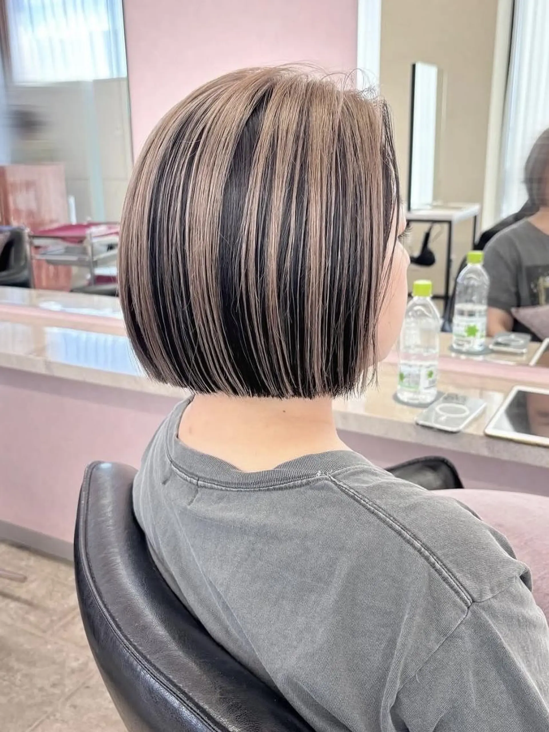 ミディアム ヘアカラー MATTY rioのヘアスタイル