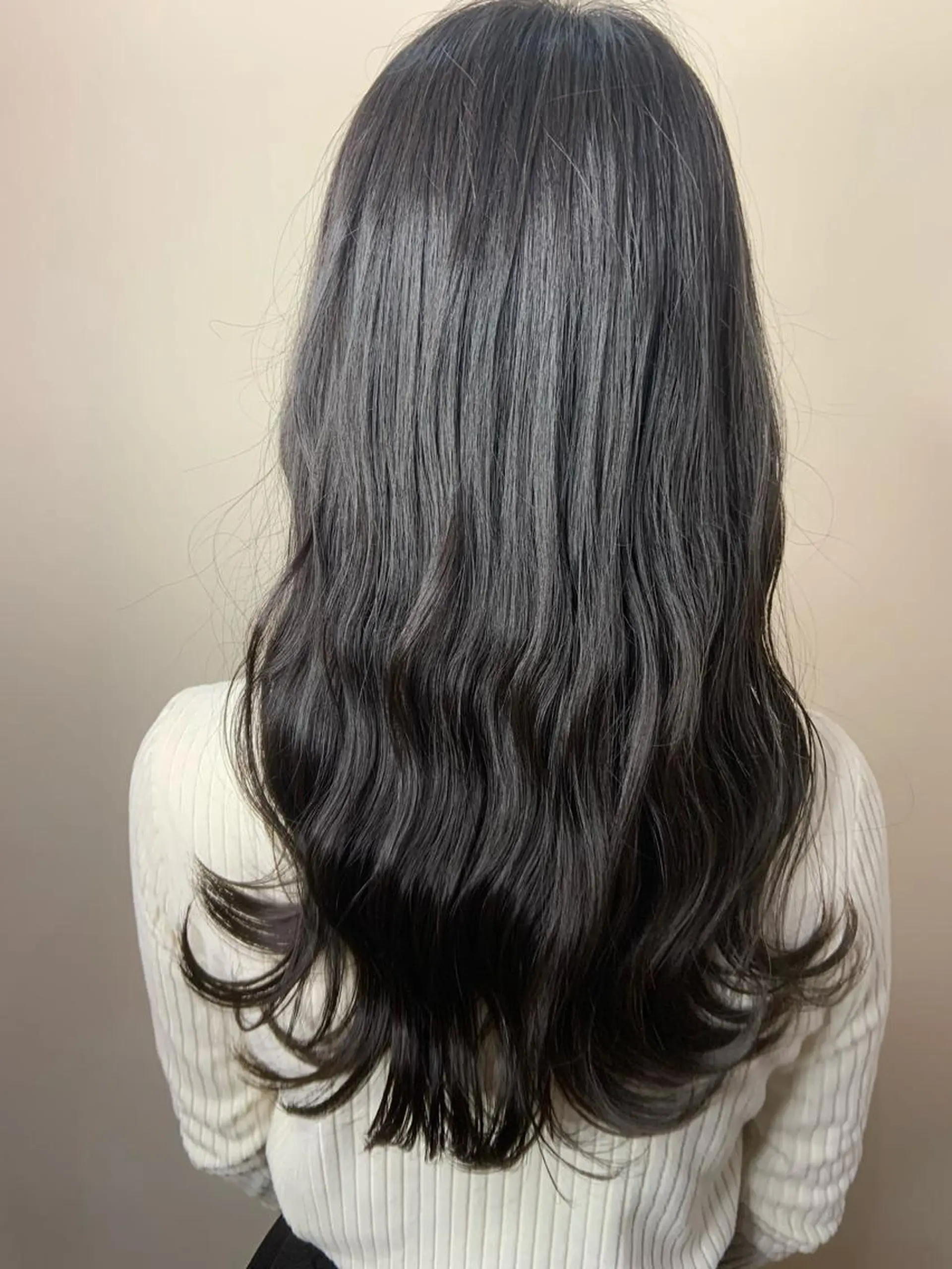 ロング ヨシンモリ 韓国風ヘア カット ヘアカラー yaya✂︎ 美髪/艶カラーのヘアスタイル
