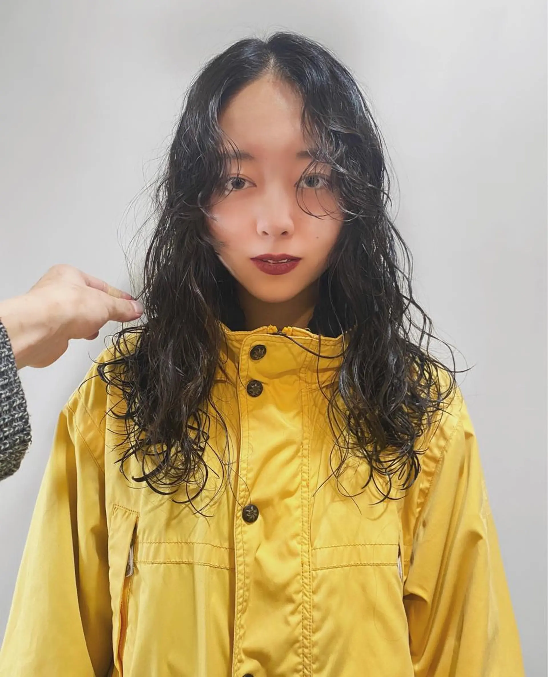 セミロング パーマ レイヤー/パーマ /ウルフ/nabeのヘアスタイル