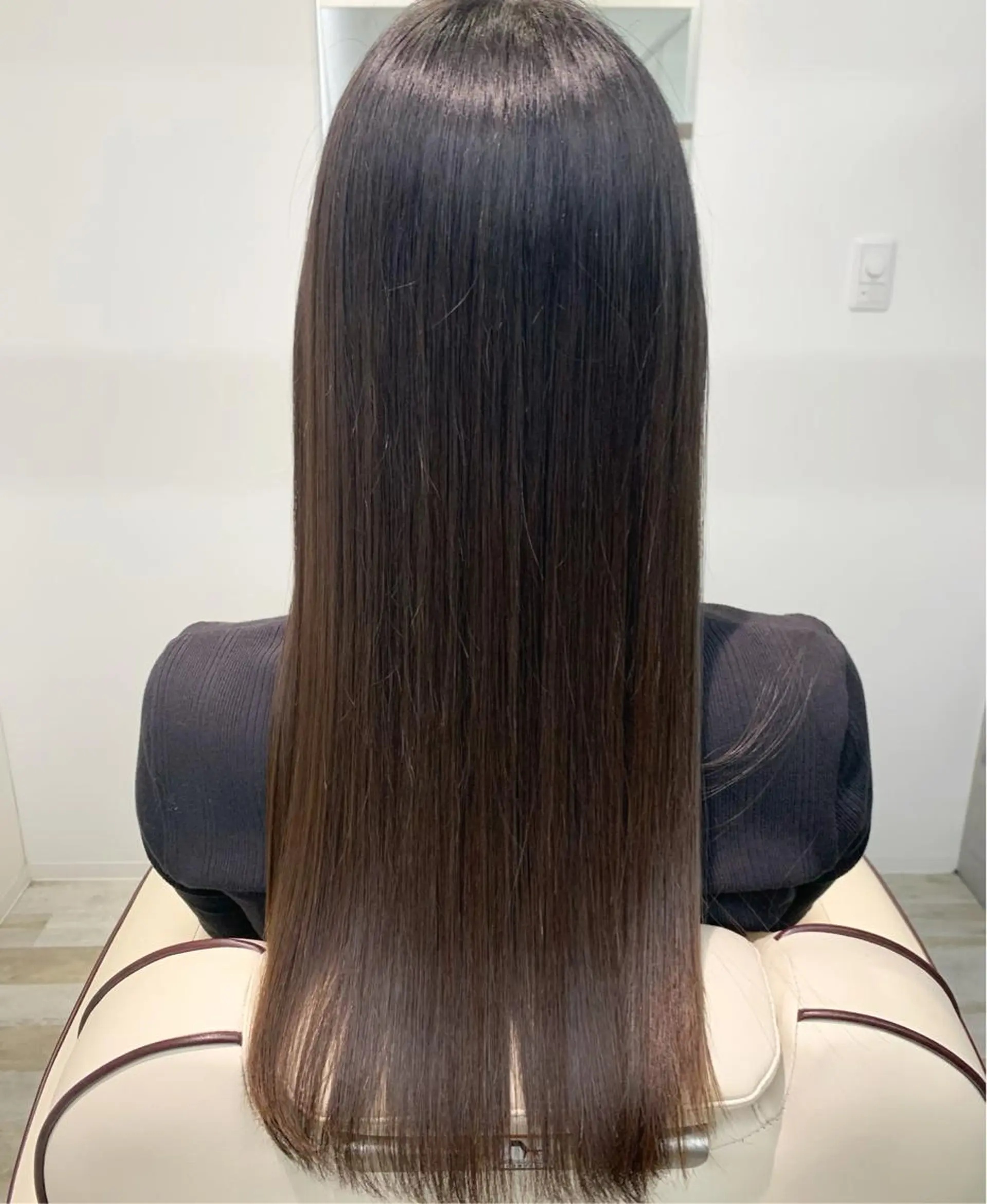 ロング 垢抜け 雰囲気アップ ふにゅう ののかのヘアスタイル