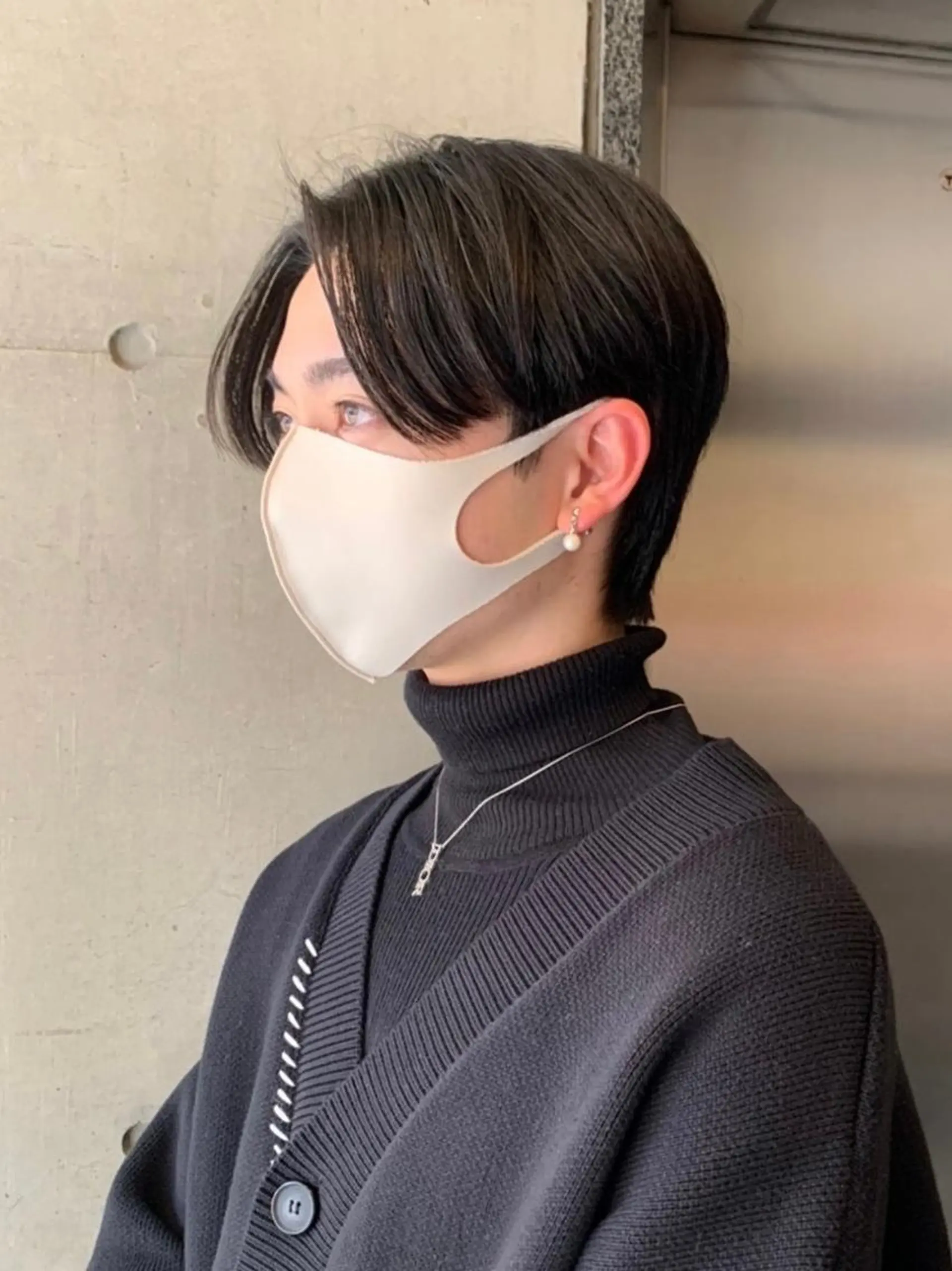 ショート カラー パーマ メンズ センターパート メンズ韓国風 韓国風ヘア 🔥メンズカラー🔥 セヤシュウヘイのヘアスタイル