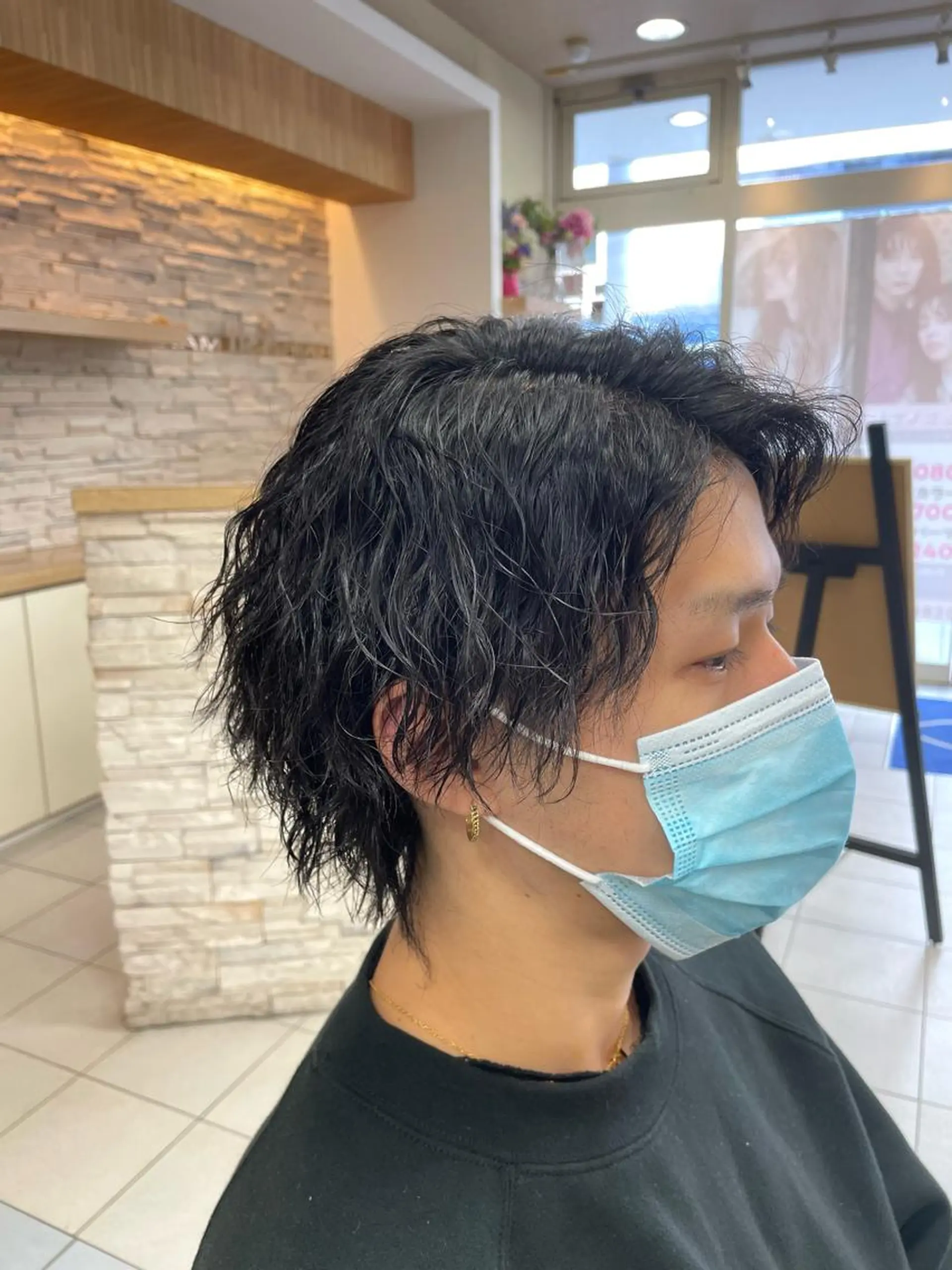 セミロング パーマ メンズ アップバング フェードカット メンズハイライト メンズメッシュ マッシュ カット パーマ トリートメント 🔮メンズ縮毛矯正 メンズパーマ💎竹永のヘアスタイル