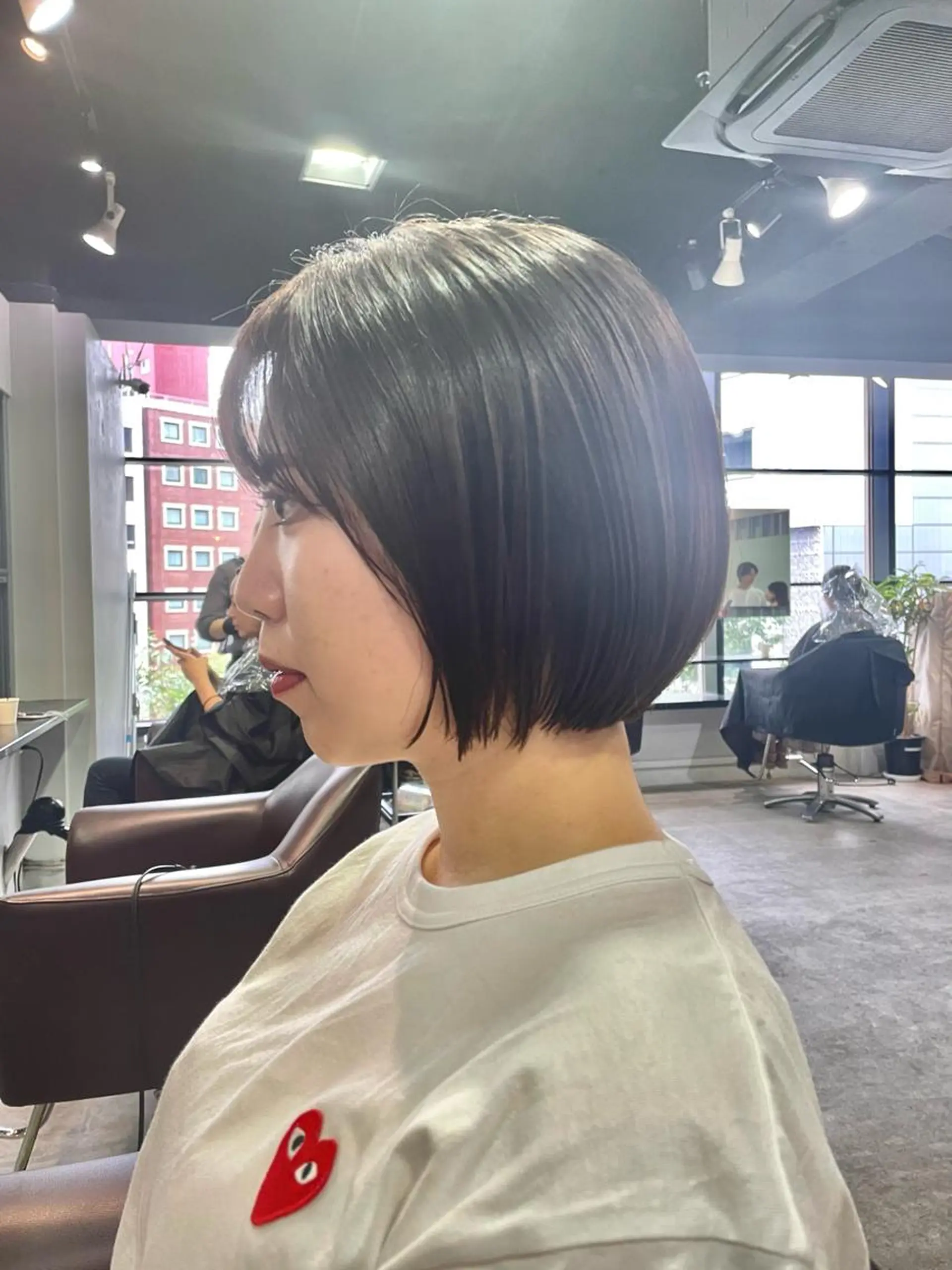 ショート 韓国/レイヤーカット 顔周り/廣瀬達哉のヘアスタイル