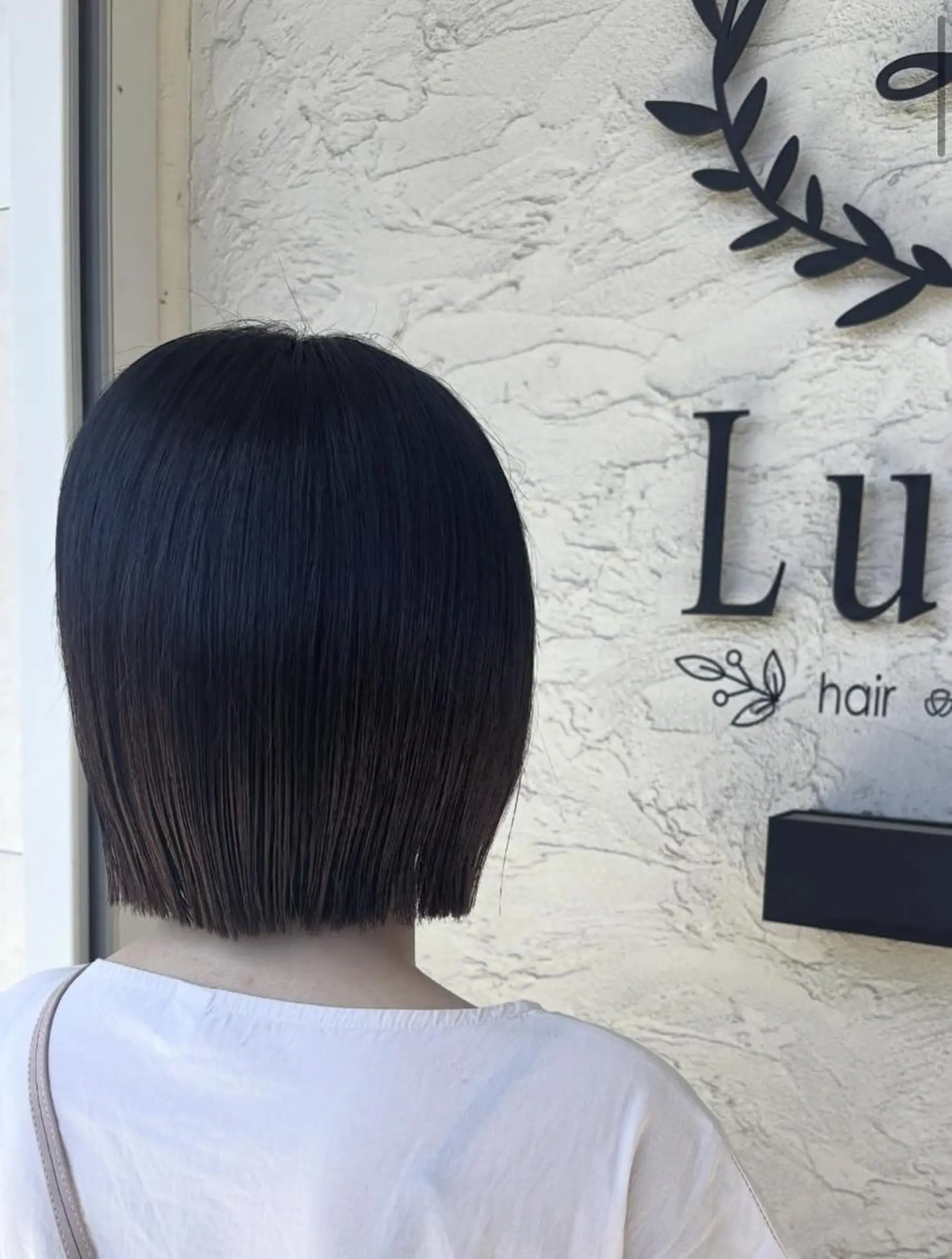 ショート 切りっぱなしボブ ボブ カット 昇　ひかる 髪質改善はお任せ◎のヘアスタイル