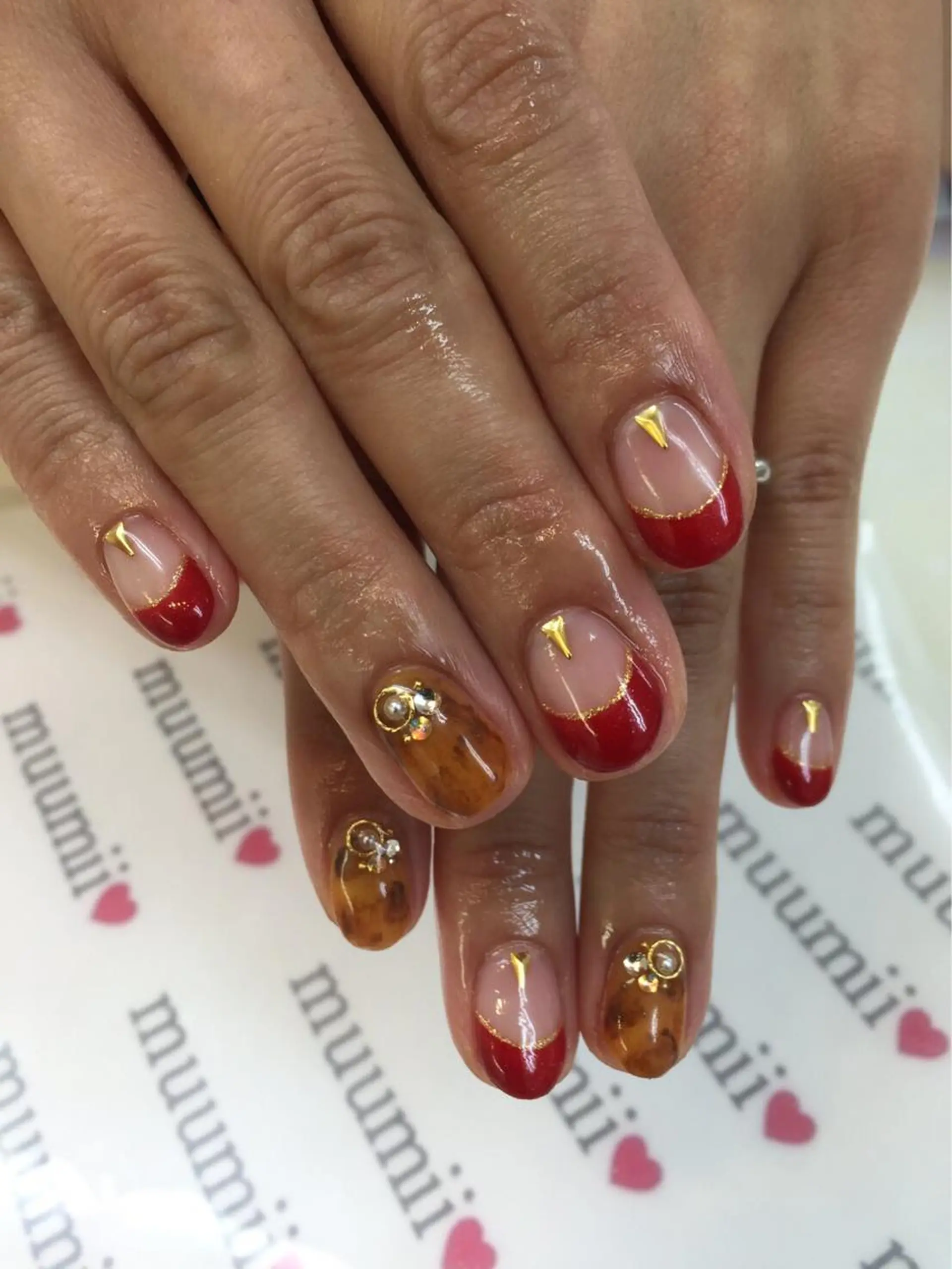 ネイル 東十条muumii ネイルまつ毛のネイルデザイン