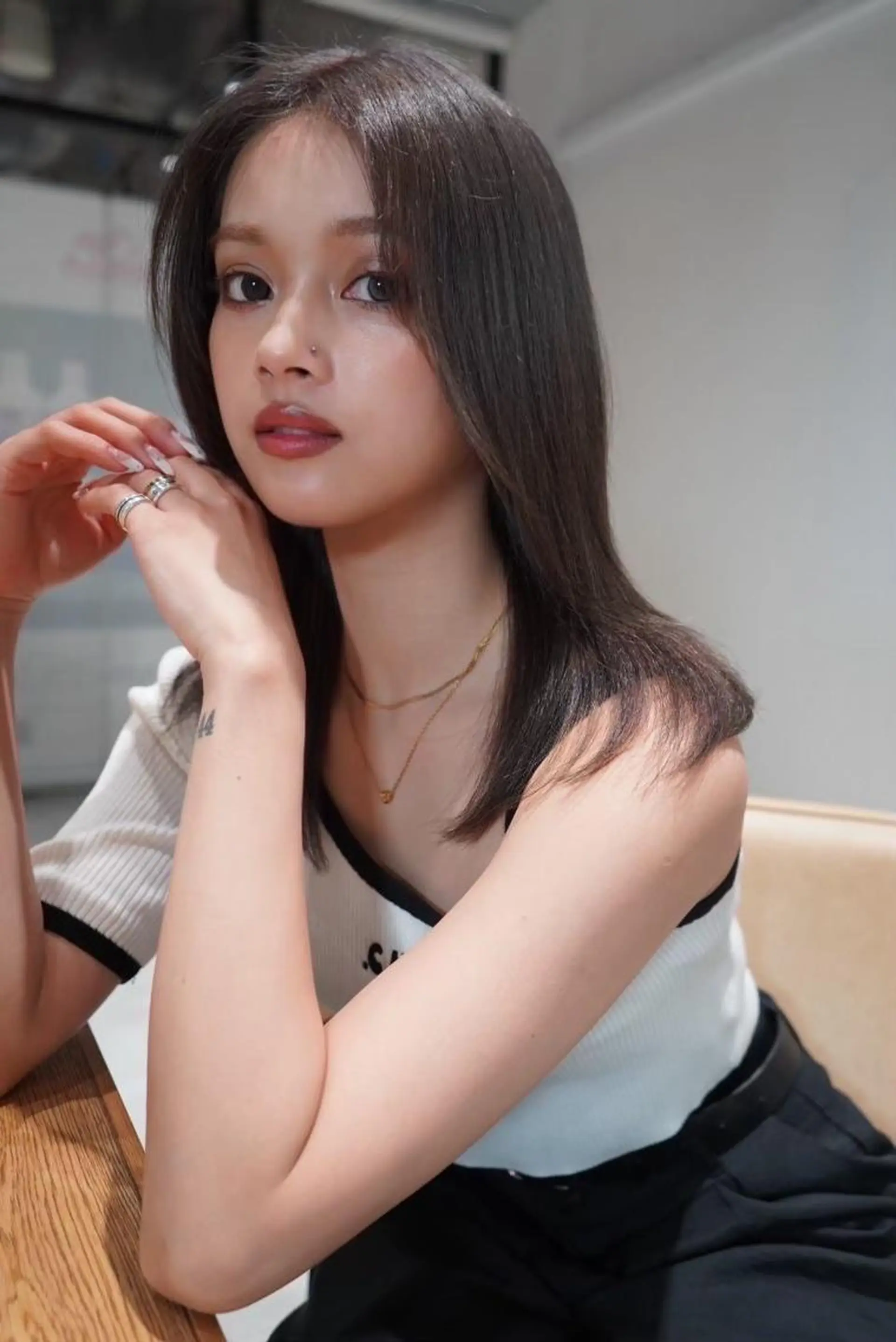 セミロング カラー カット ヘアカラー ANGELICA 天理店のヘアスタイル