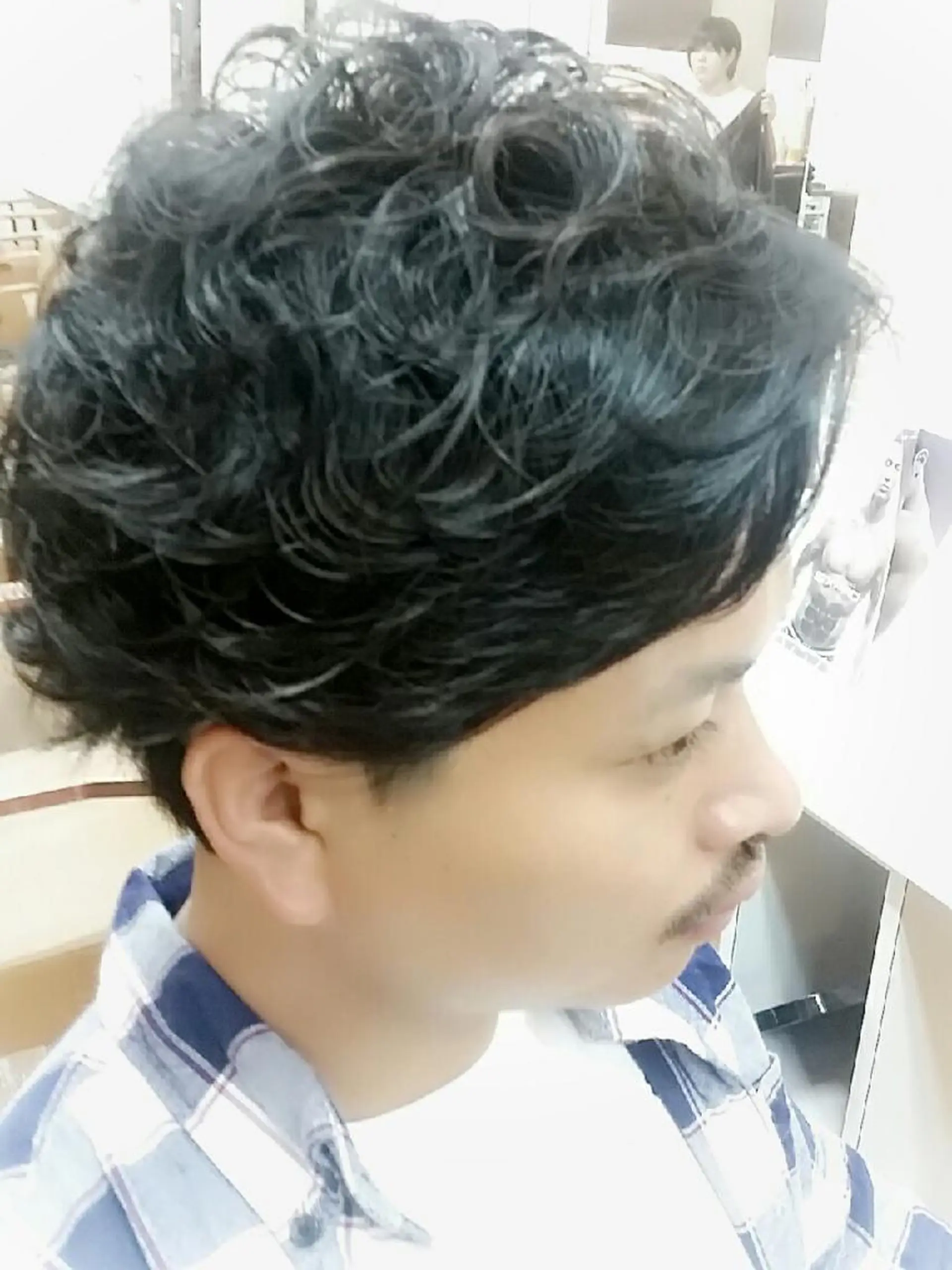 メンズ 湊 ヒロシのヘアスタイル