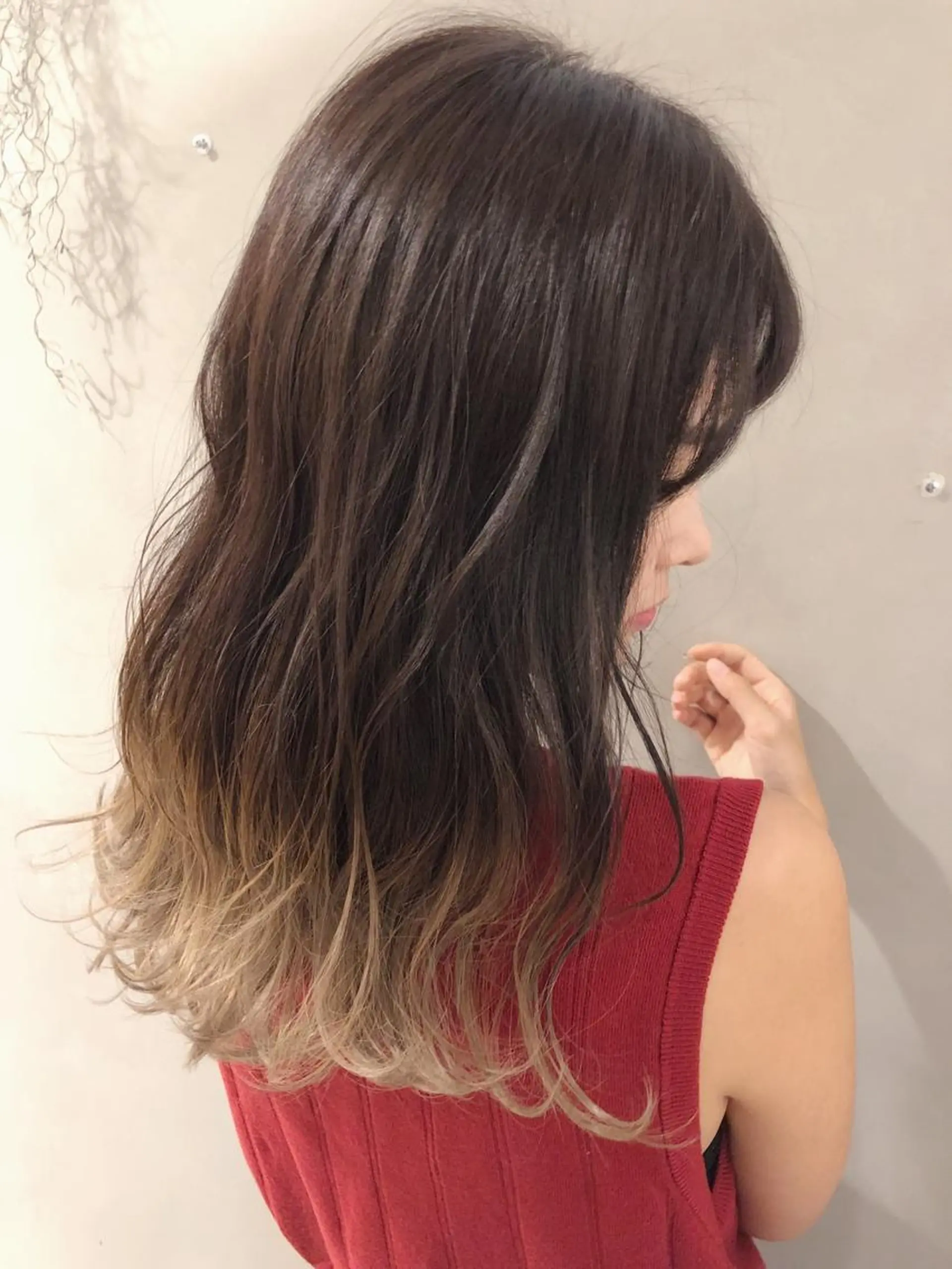 セミロング カラー ヘアカラー トリートメント 🧡ショートの達人 🧡SHOのヘアスタイル