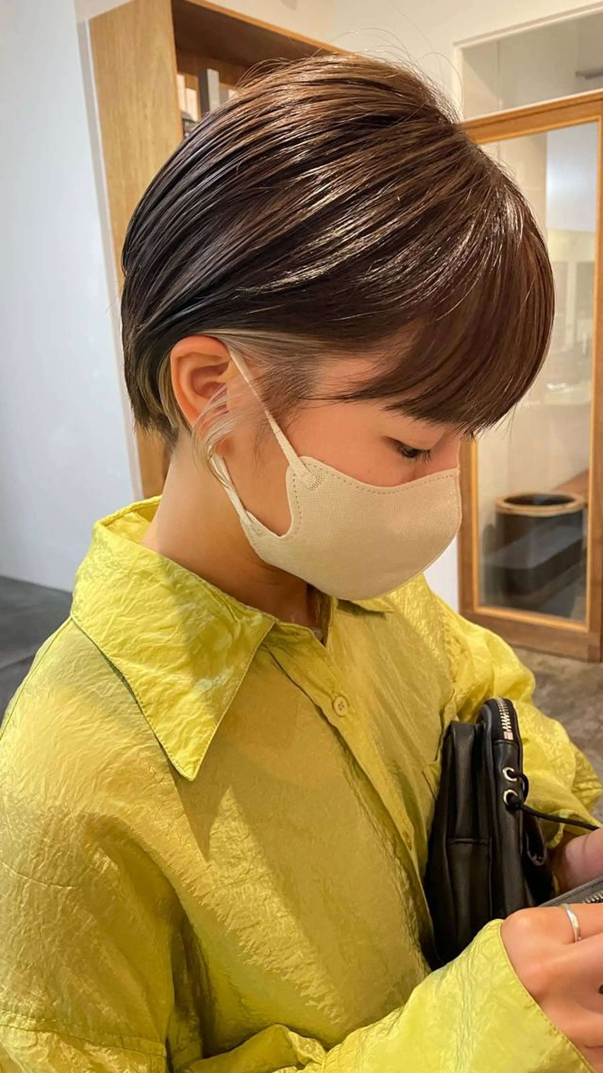 ショート カットモデル募集 長谷川のヘアスタイル