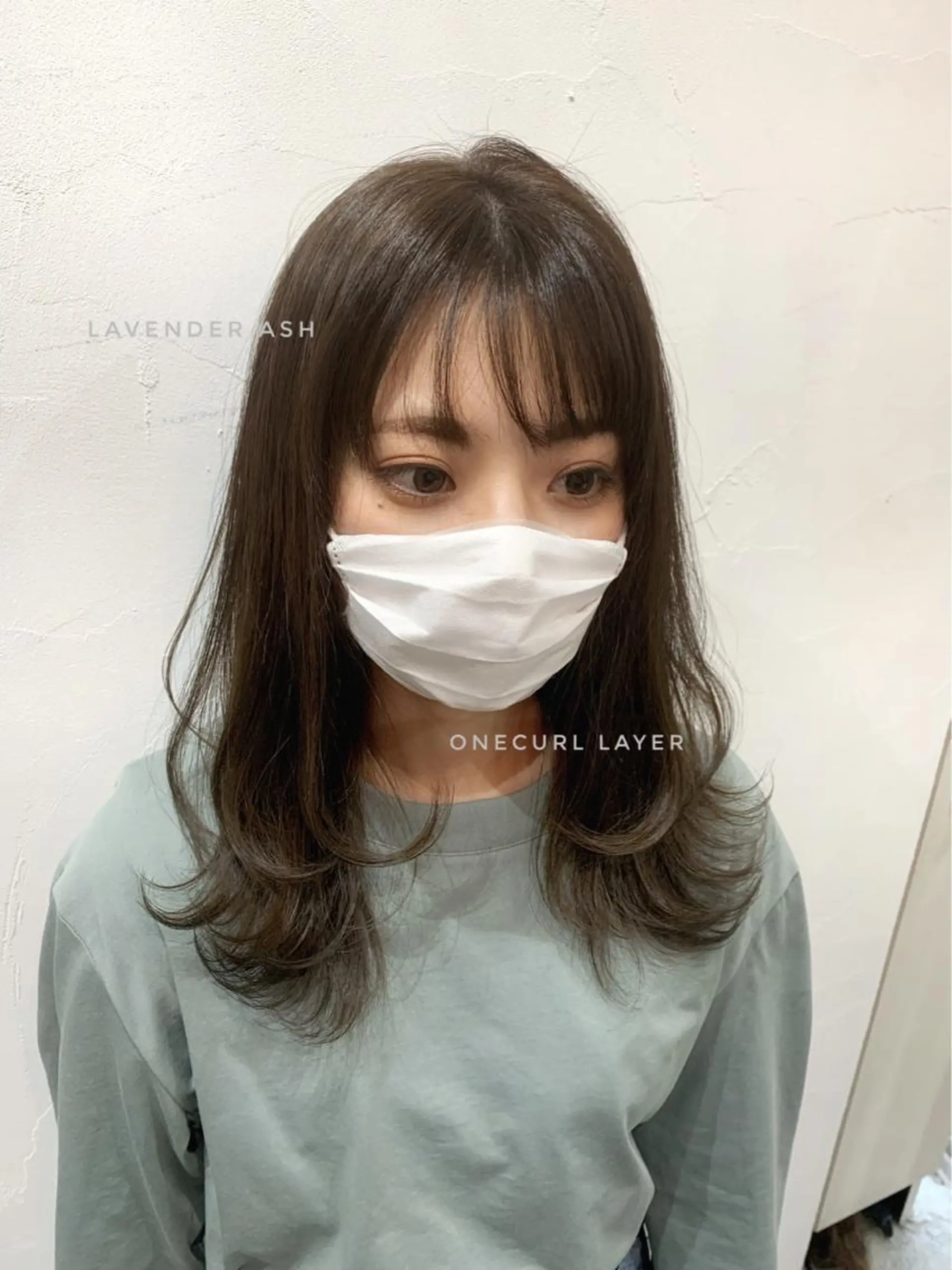 セミロング レイヤーカット LITTLE _KATOのヘアスタイル