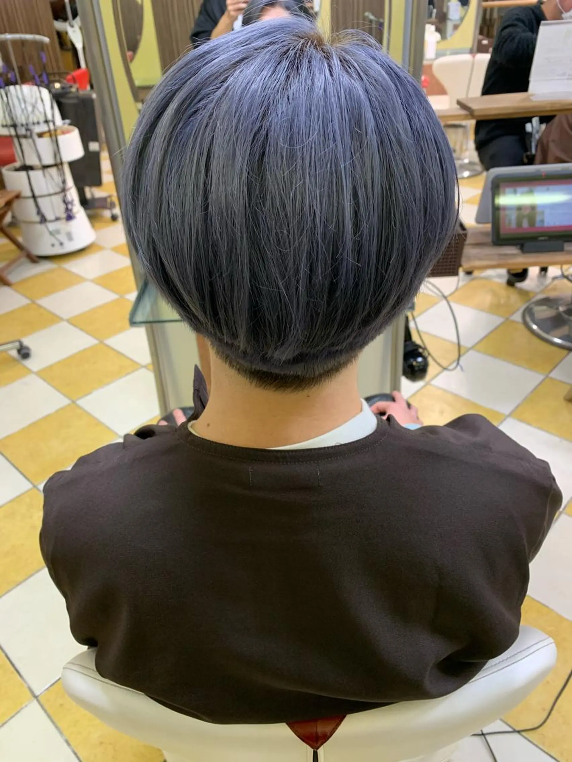 ショート ササ　ユウキ/パーマ 縮毛矯正/髪質改善のヘアスタイル