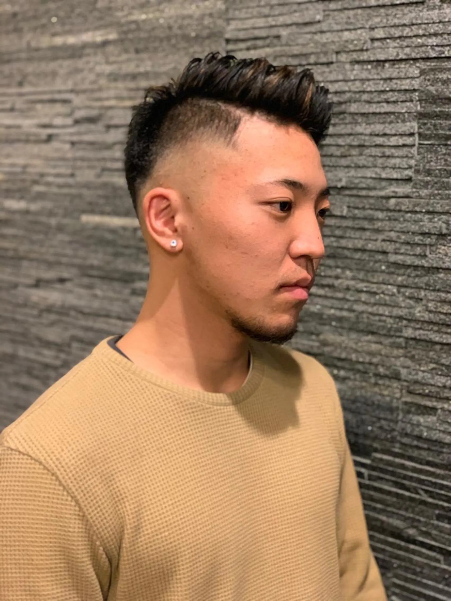 ショート カラー メンズ 田中 千恩のヘアスタイル