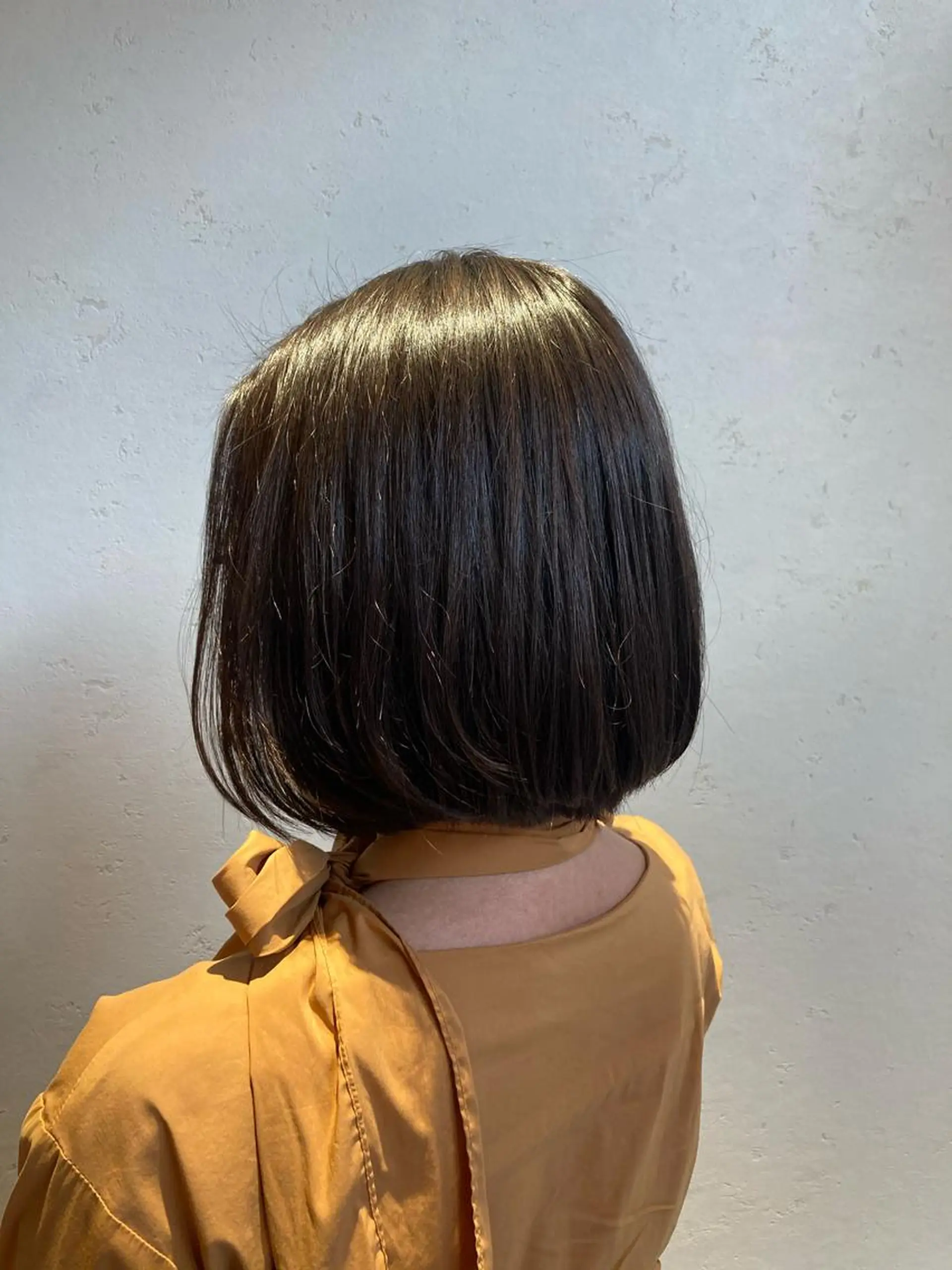 ミディアム カット 縮毛矯正 トリートメント 池田 寿子のヘアスタイル