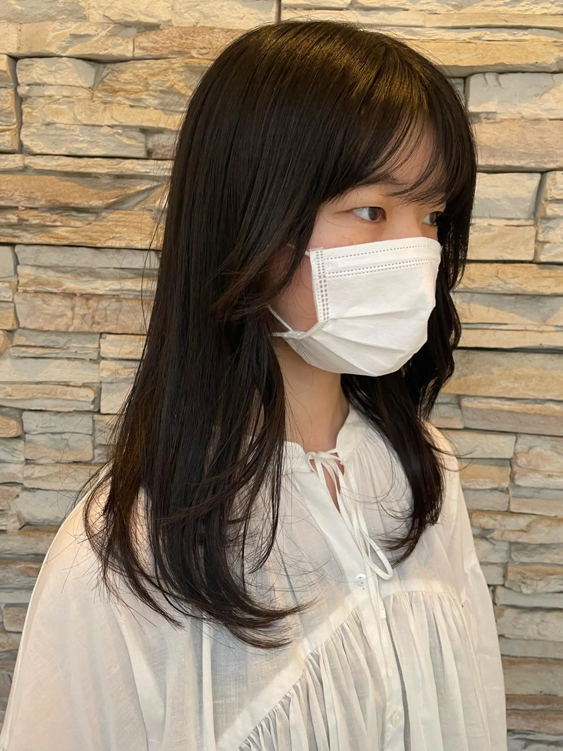 セミロング 🍒顔周り/レイヤー /韓国風/アリサ🍒のヘアスタイル