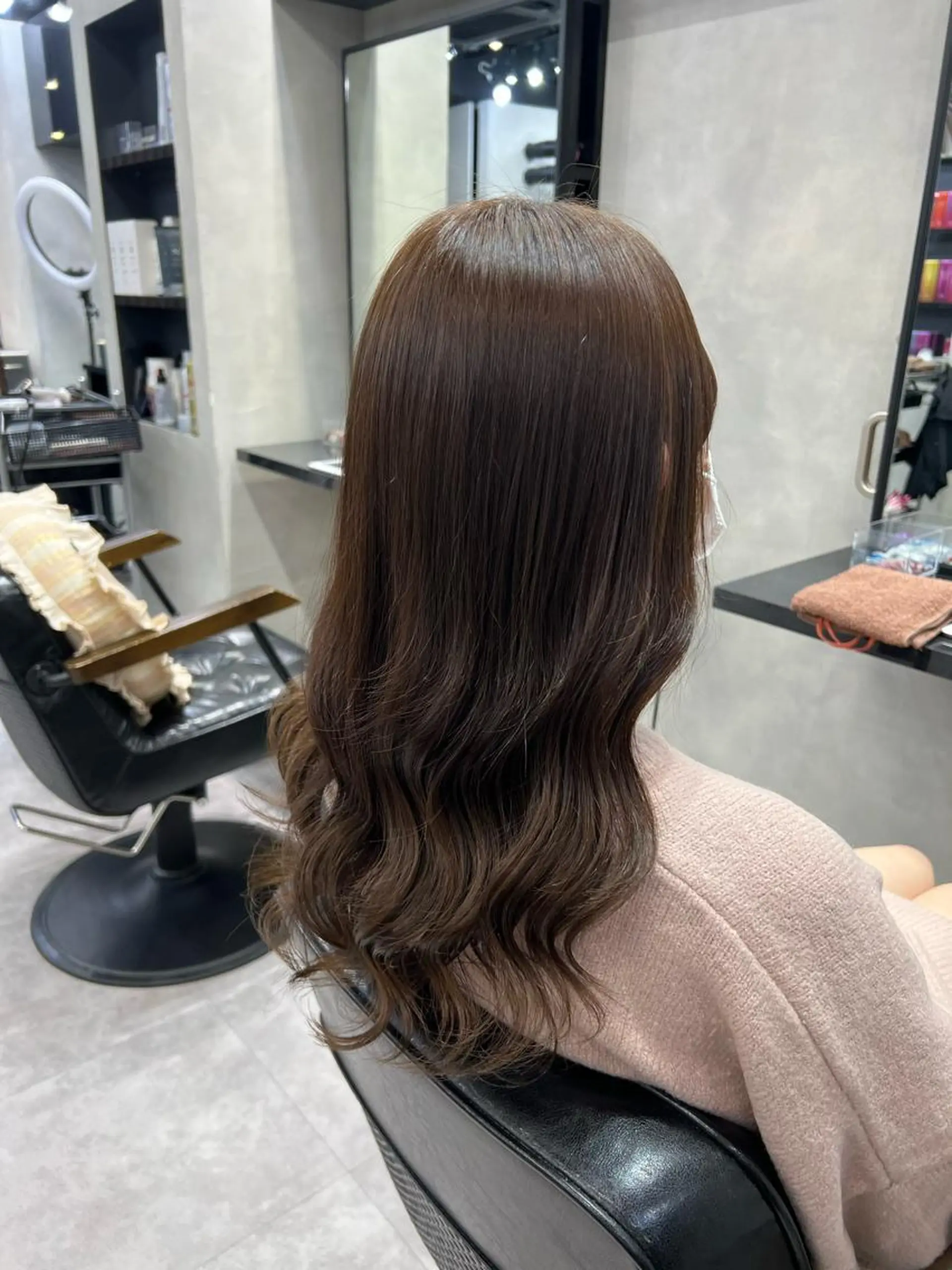 ロング カラー ヘアアレンジ シールエクステ アディクシーカラー アッシュ バレイヤージュ ベージュカラー カット ヘアカラー トリートメント ar+ ❤︎ maiのヘアスタイル