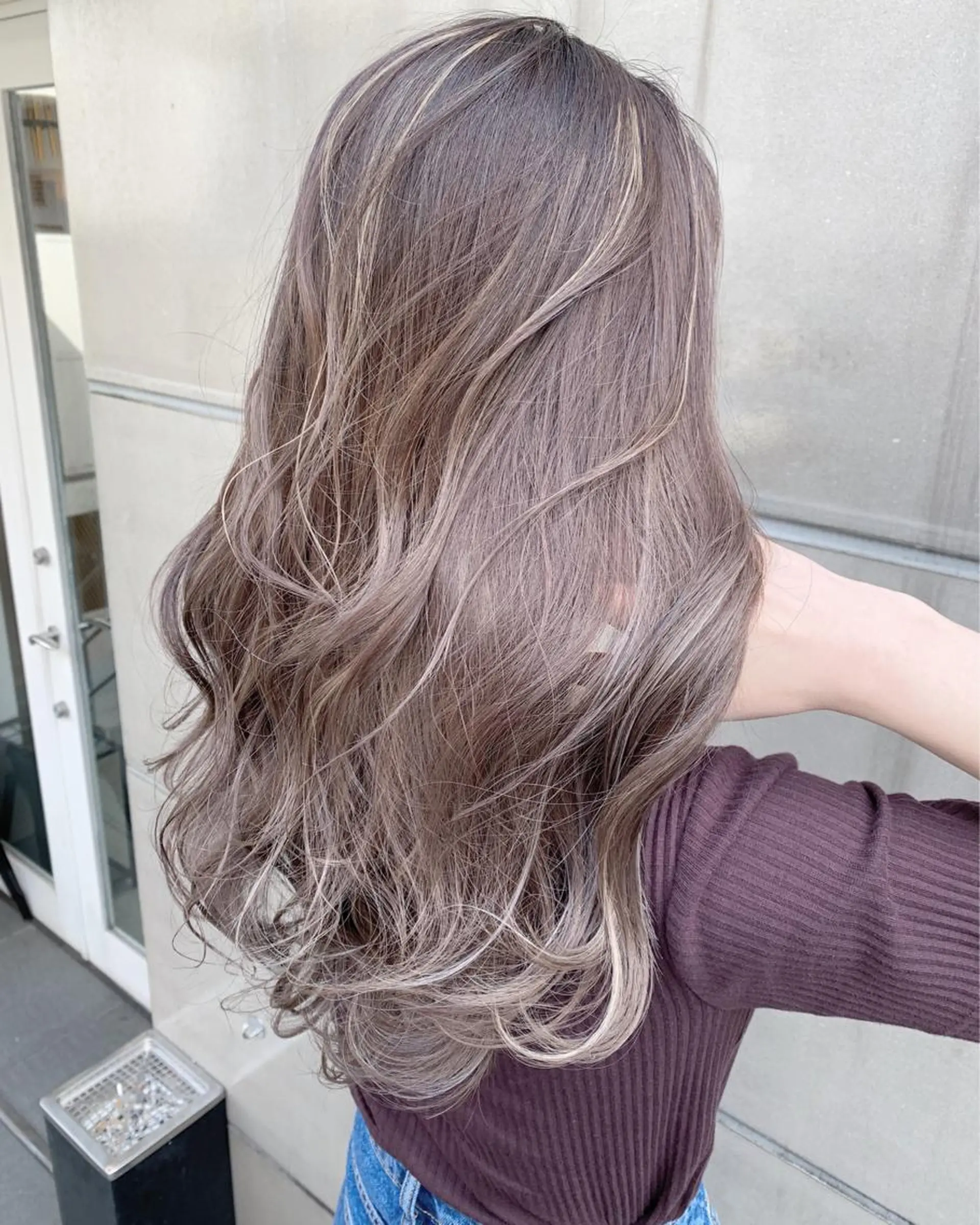 セミロング カラー 北間 寛哉のヘアスタイル