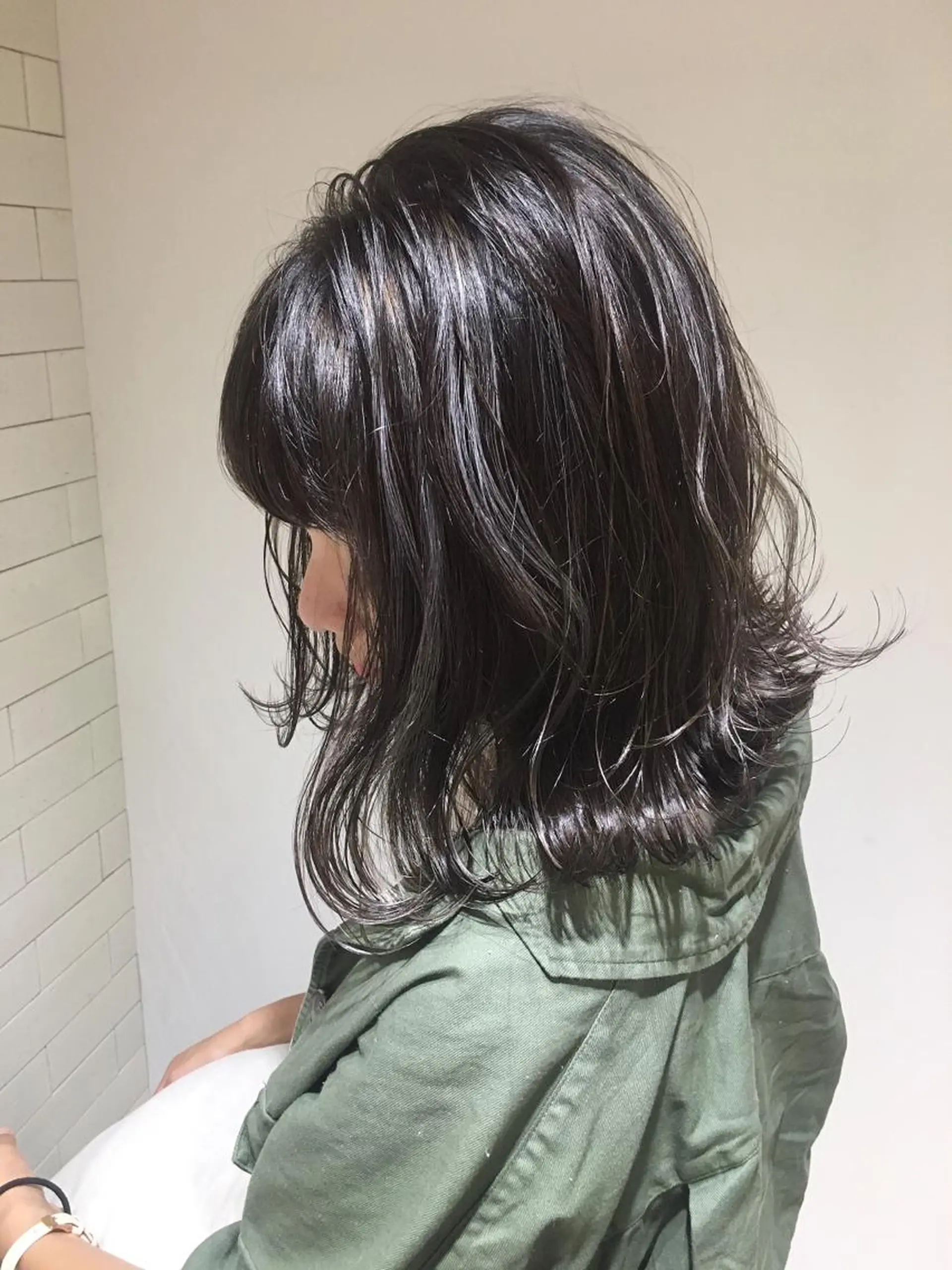 ミディアム ハイライト メンズツイスパ ショートフクヤマシンのヘアスタイル