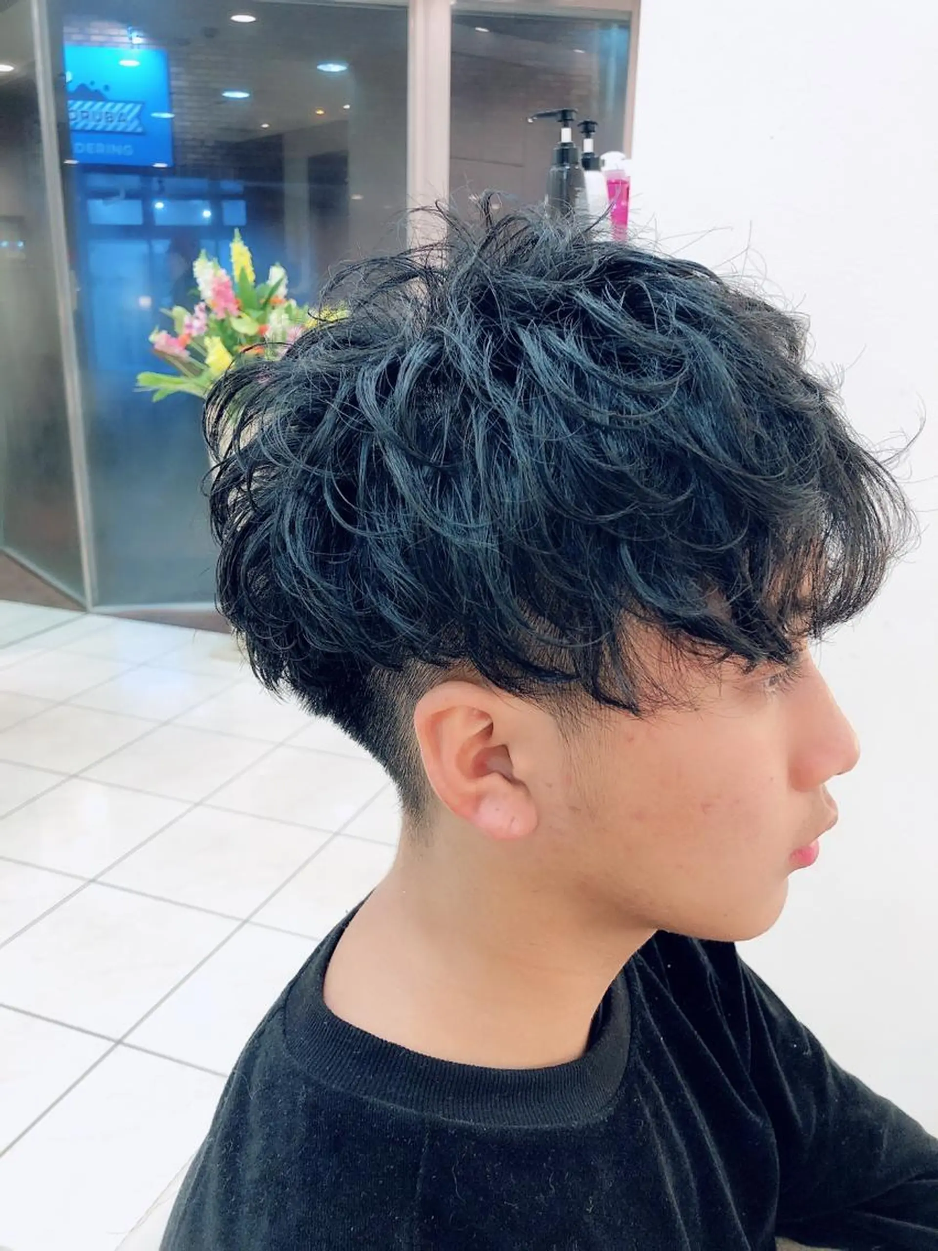 メンズ カット パーマ 神田 澪史のヘアスタイル