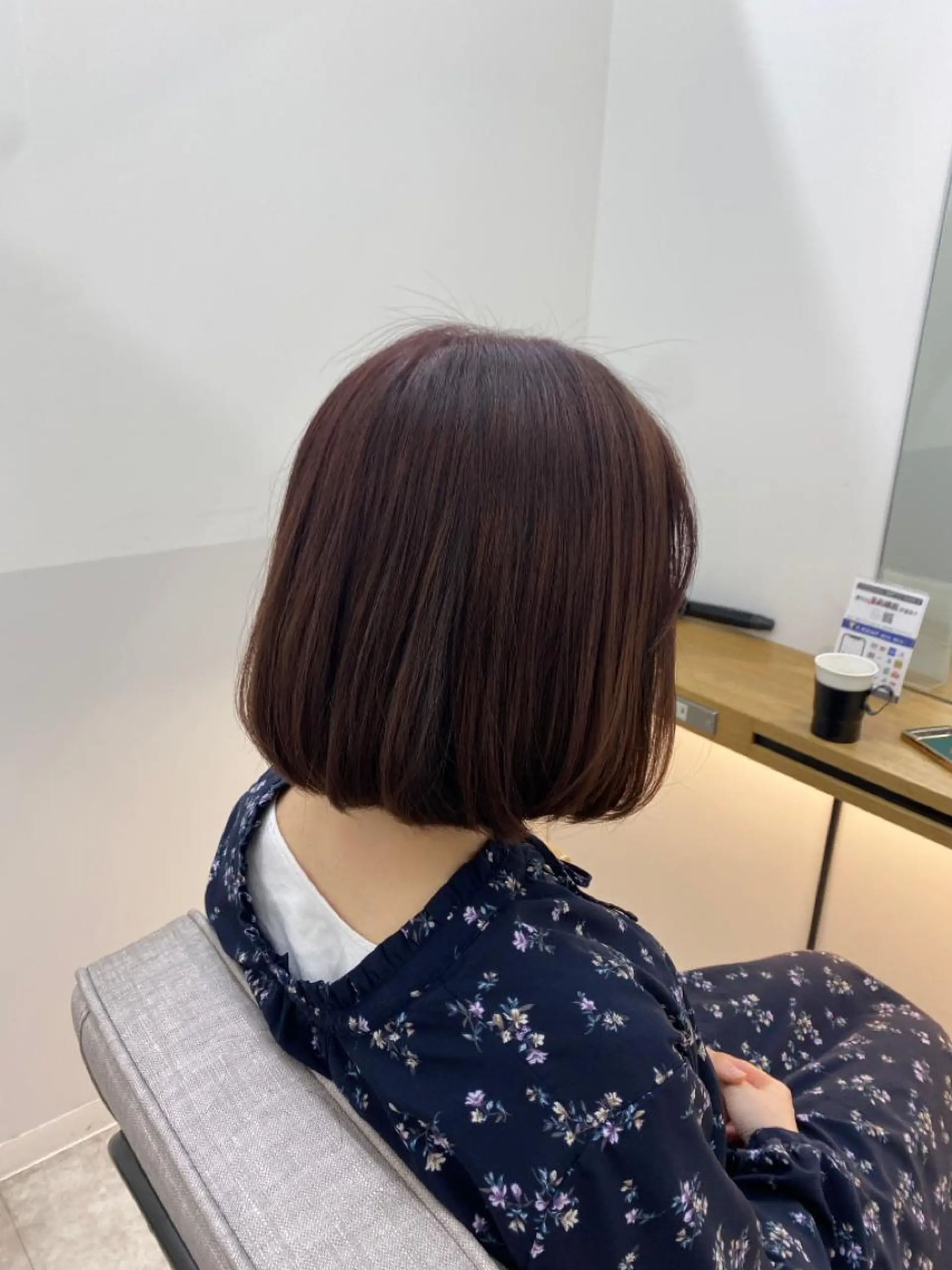 ミディアム バイオレットブラウン マツモト シゲキのヘアスタイル