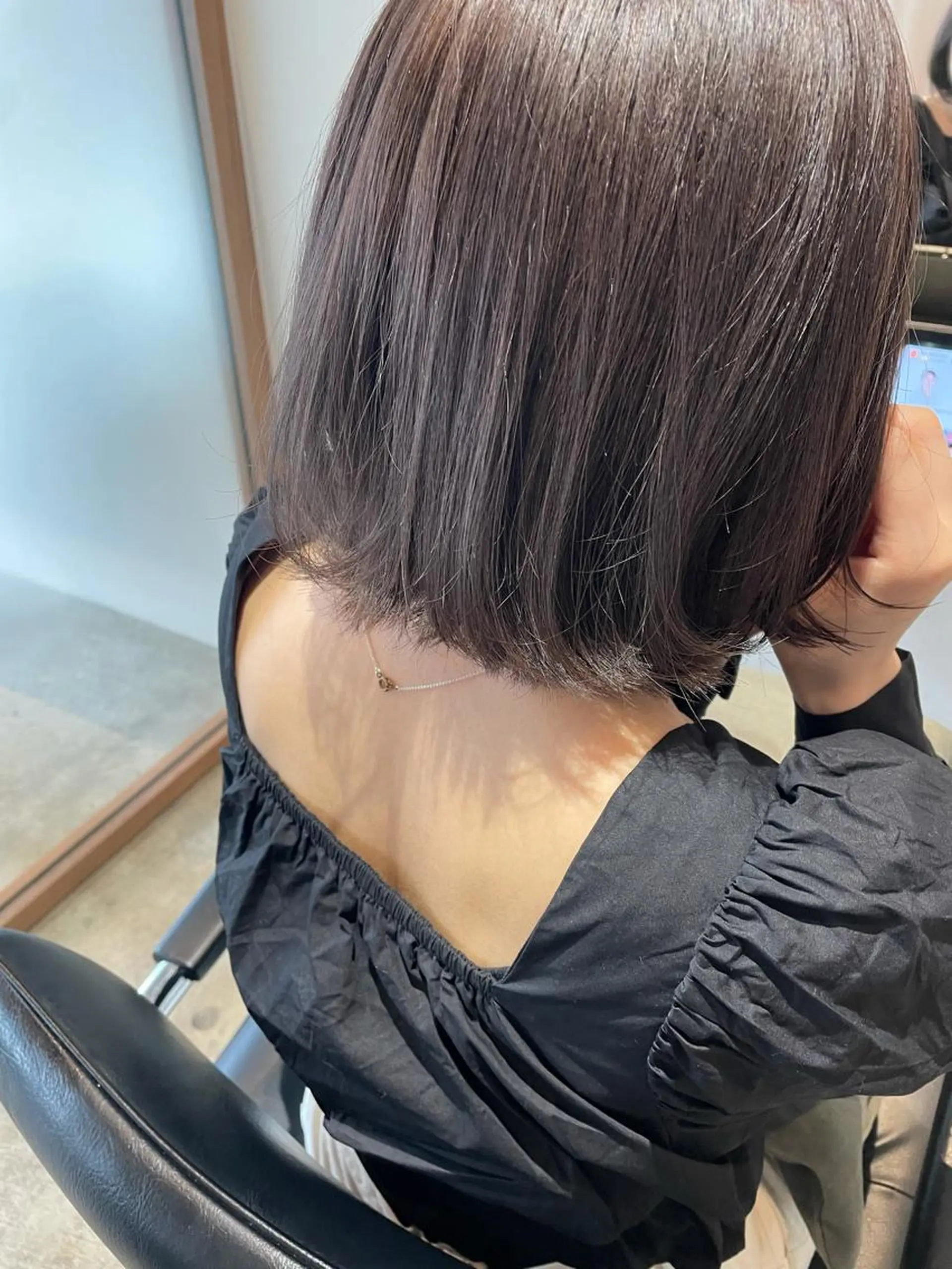 ミディアム カラー アッシュ ブリーチ 透明感カラー ラベンダーカラー ラベンダーアッシュ カット ヘアカラー トリートメント 中目黒🌼 🌼ハナのヘアスタイル