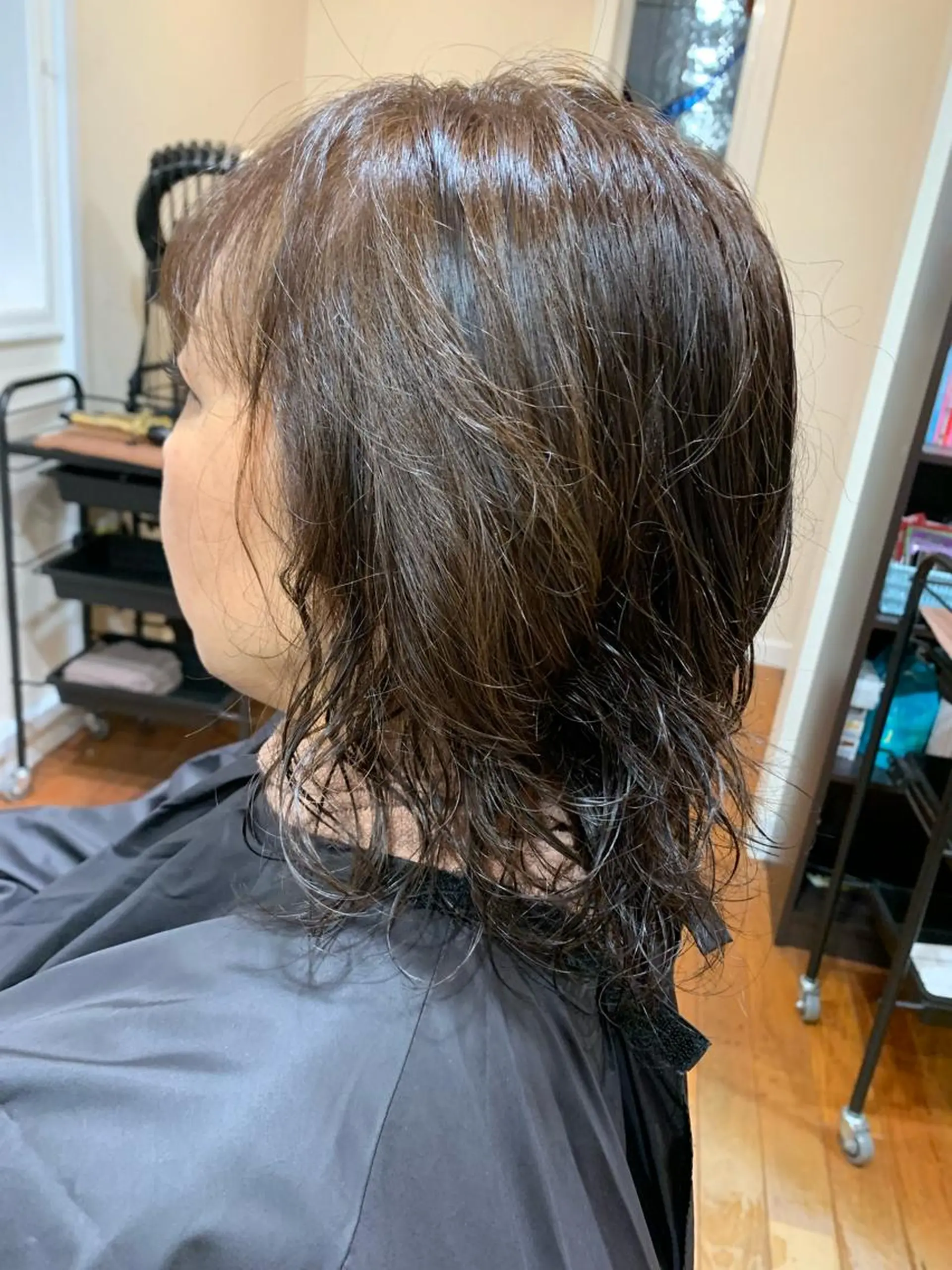 カラー オーガニックカラー こばやし もえのヘアスタイル