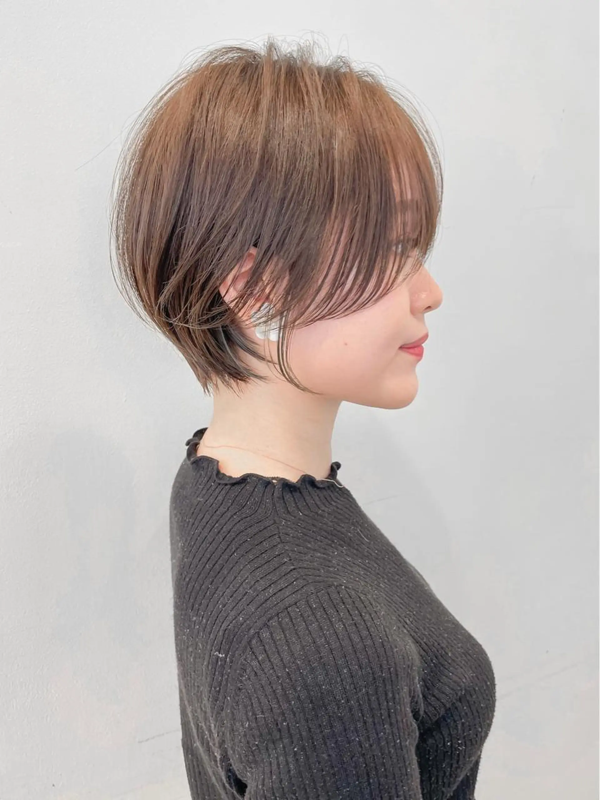 ショート クロスパーマ松永裕久 似合わせカットのヘアスタイル