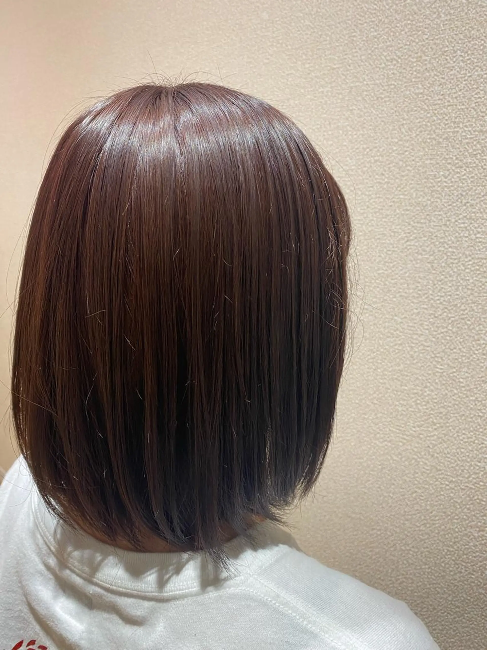 ミディアム カラー 芝田 望優のヘアスタイル