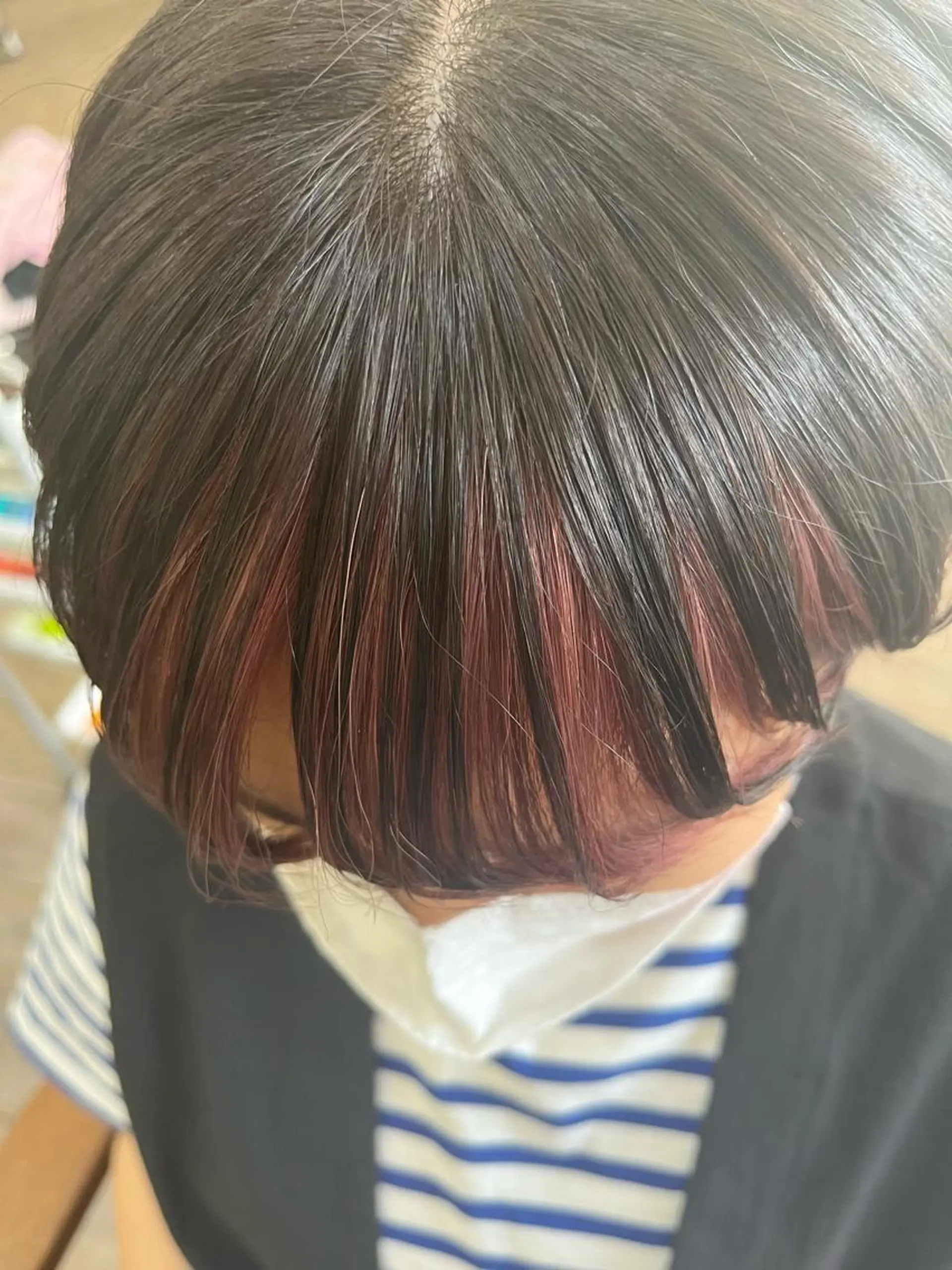カラー バレイヤージュ ブリーチ ケアブリーチ ダブルカラー イヤリングカラー 戸川 紗良のヘアスタイル