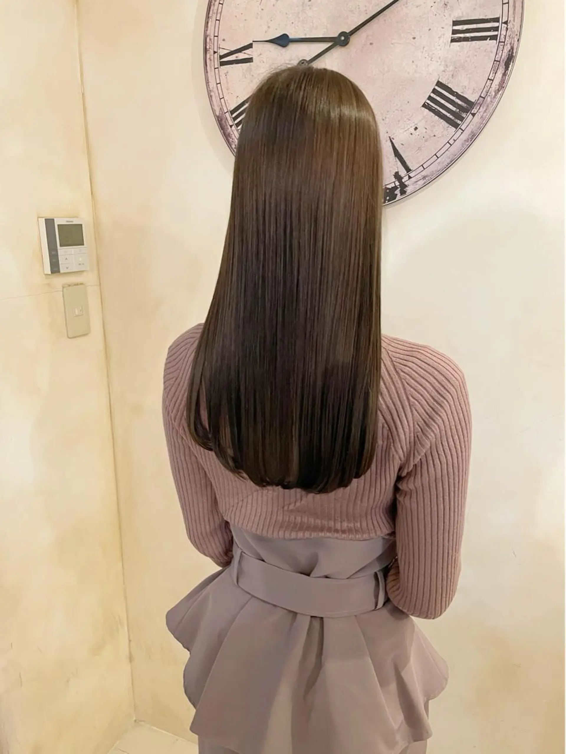 ロング カラー カット ヘアカラー トリートメント 古田 昂也のヘアスタイル