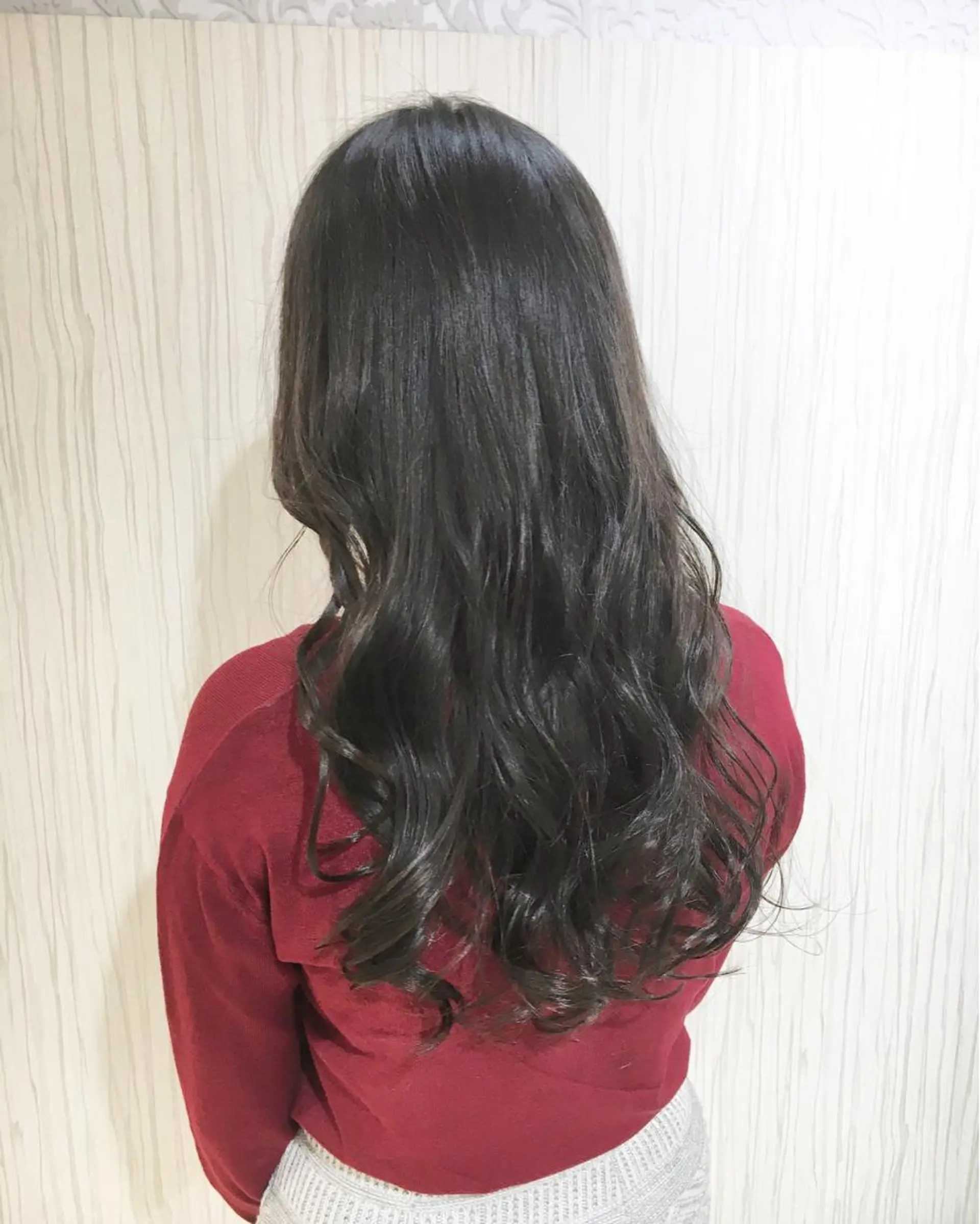 ミディアム セミロング ロング カラー パーマ ヘアアレンジ グレージュ ✨艶髪✨透明感✨ 山内大樹のヘアスタイル