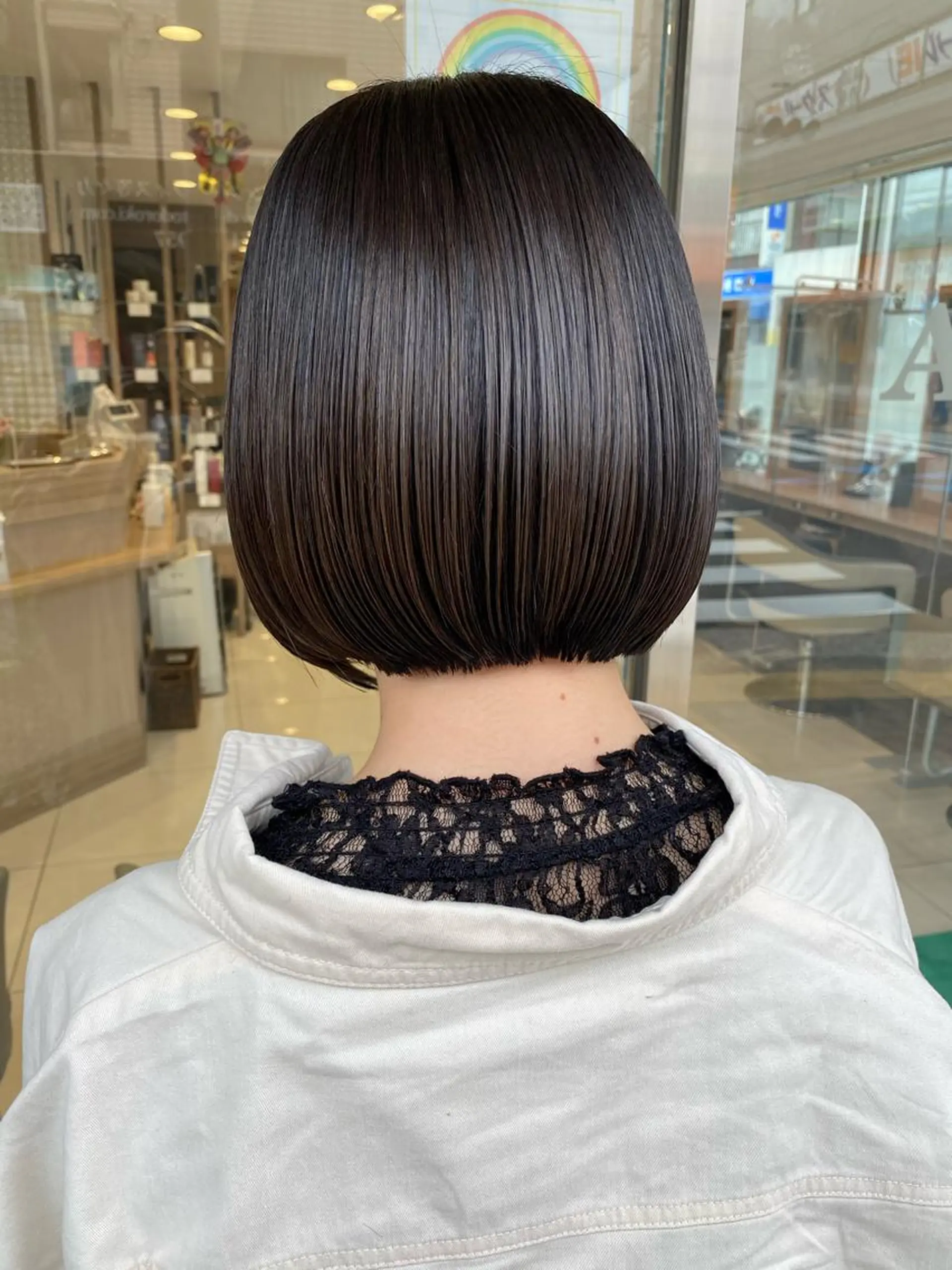ショート パーマ ボブ 縮毛矯正 寺内 紳悟のヘアスタイル