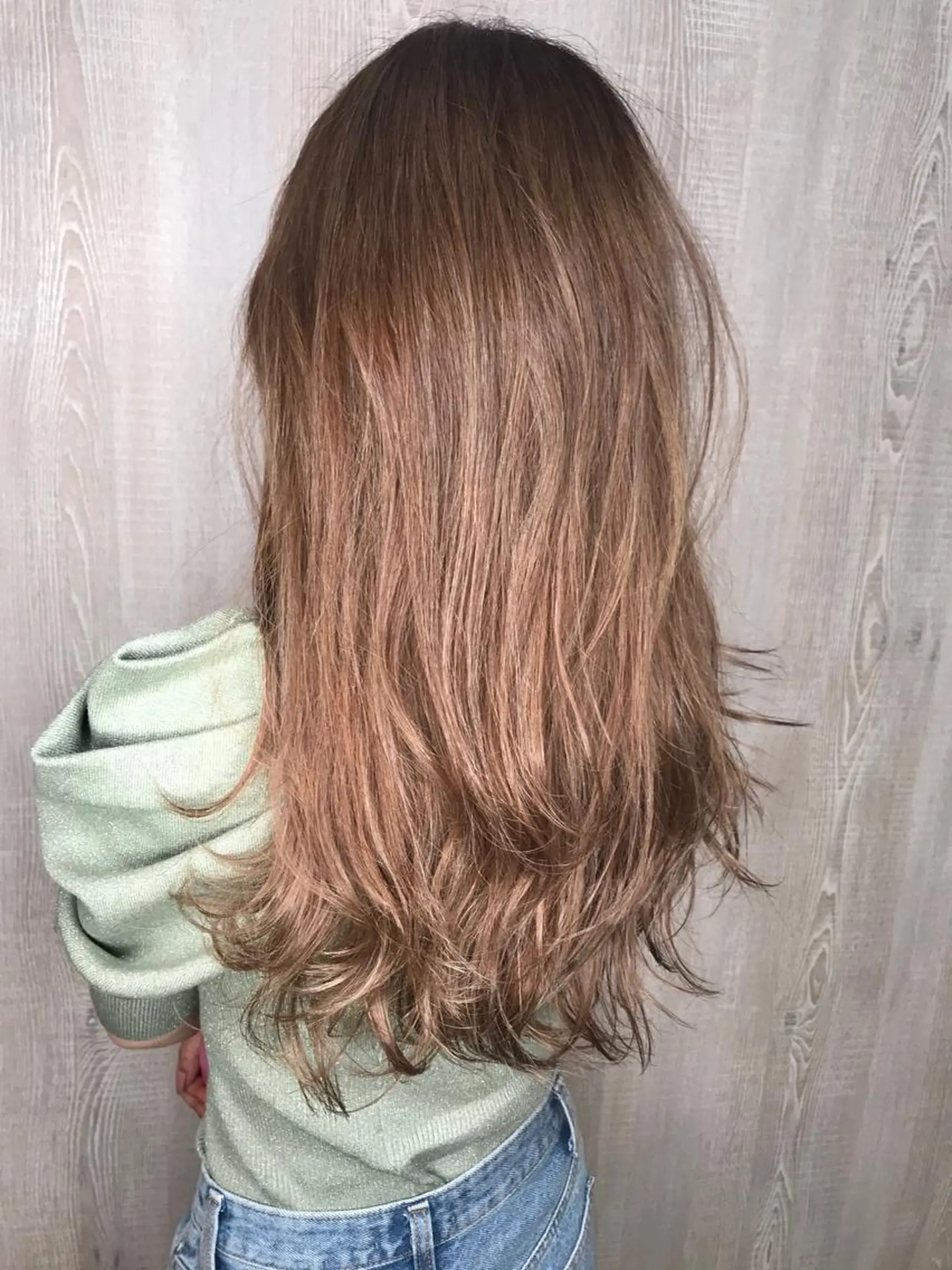 ロング カラー カット ヘアカラー トリートメント 髪質改善×METEO 店長 貞松直也のヘアスタイル