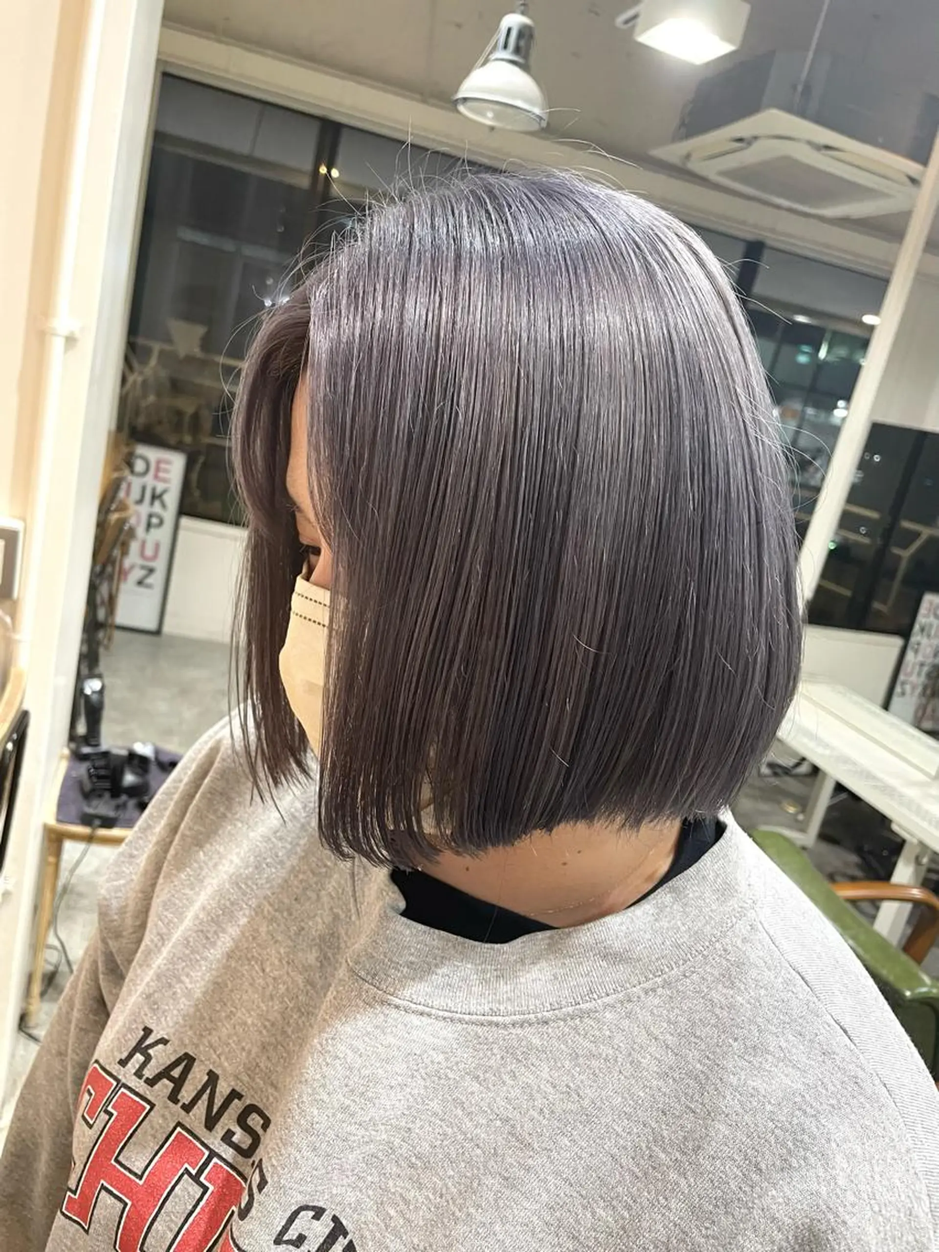 ショート カラー ヘアアレンジ シルバー 🌴カトウ ケイゴ🌴のヘアスタイル
