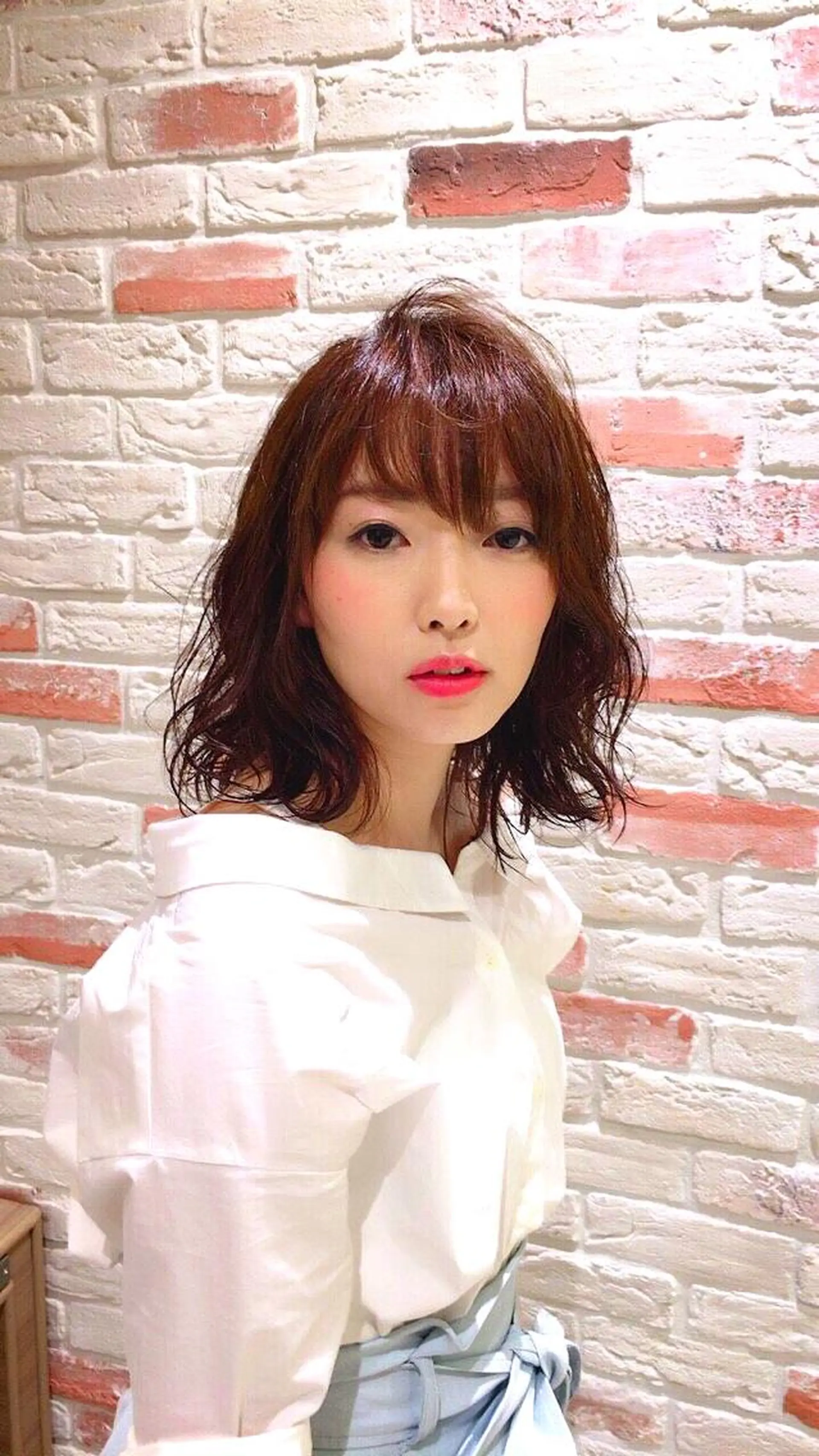 ミディアム 新宿 木下拓哉のヘアスタイル