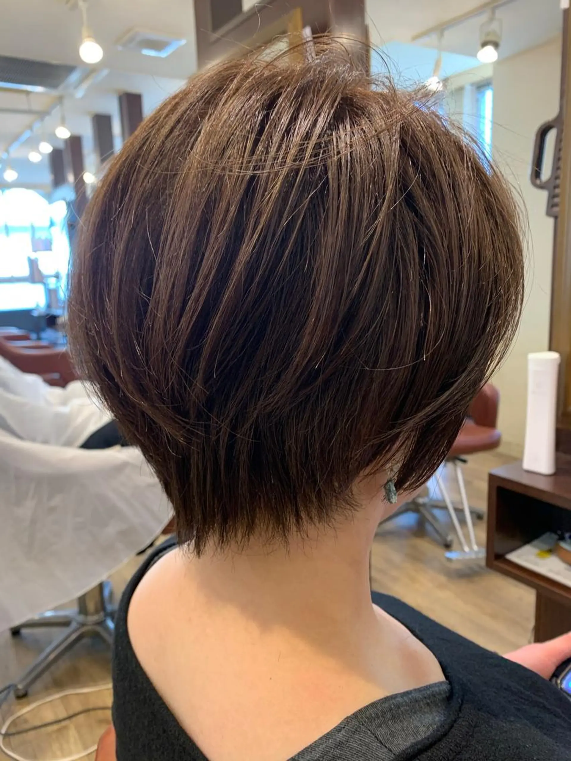 ショート 永作 真司のヘアスタイル