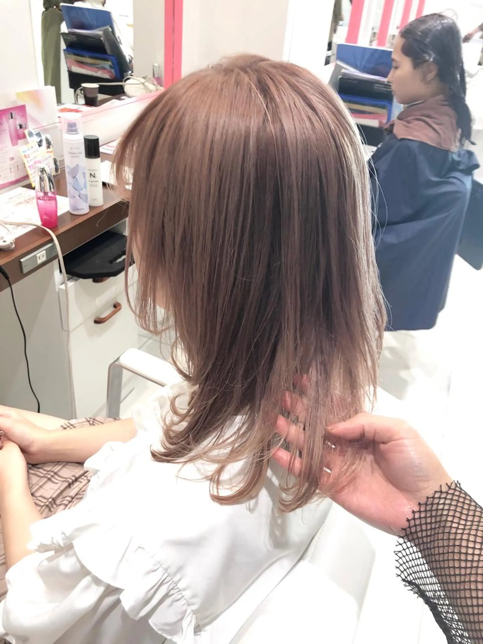ロング カラー ウルフカット ハッシュカット/七海のヘアスタイル