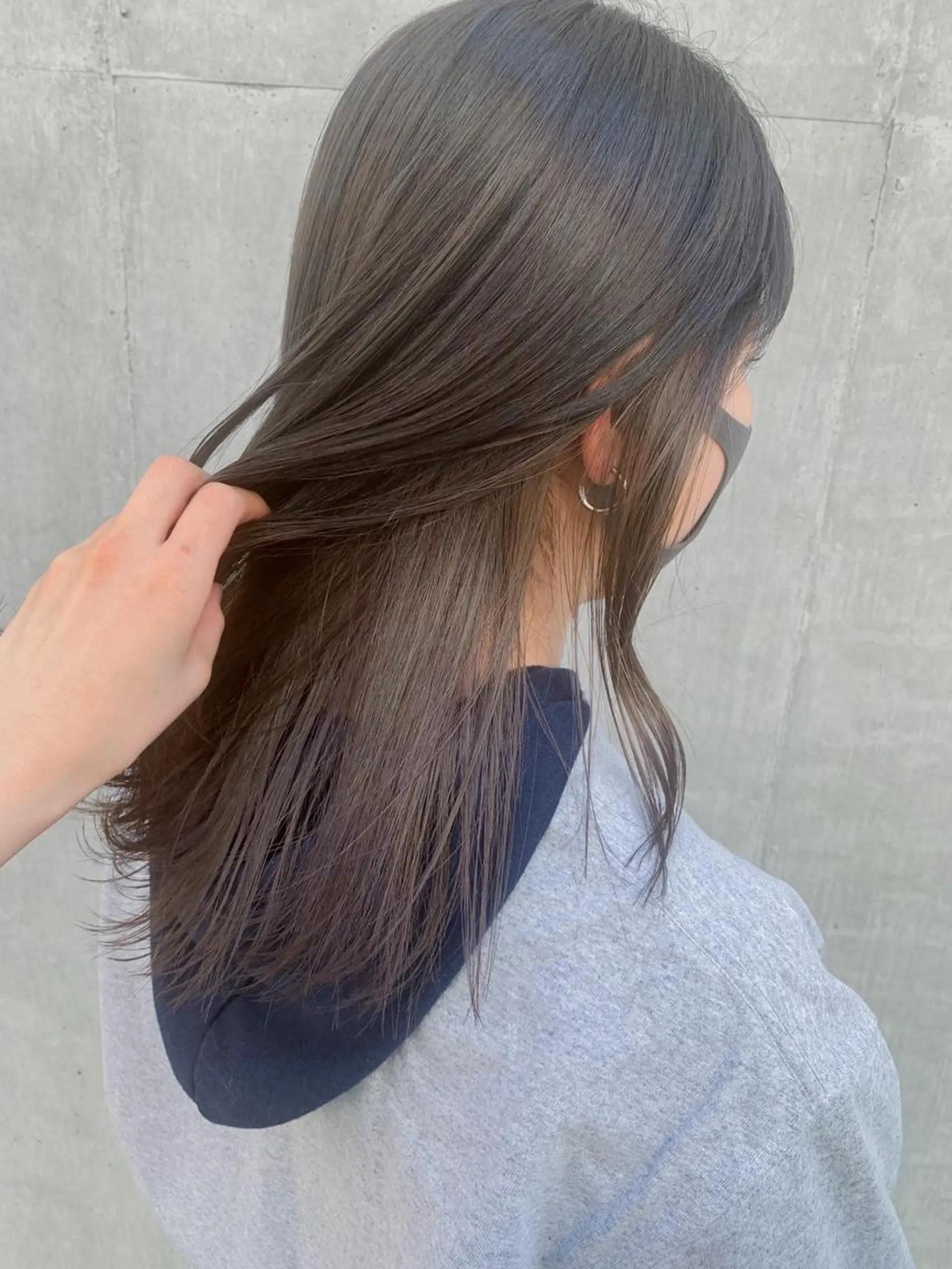 セミロング カラー ヘアアレンジ カット ヘアカラー トリートメント yuka .のヘアスタイル