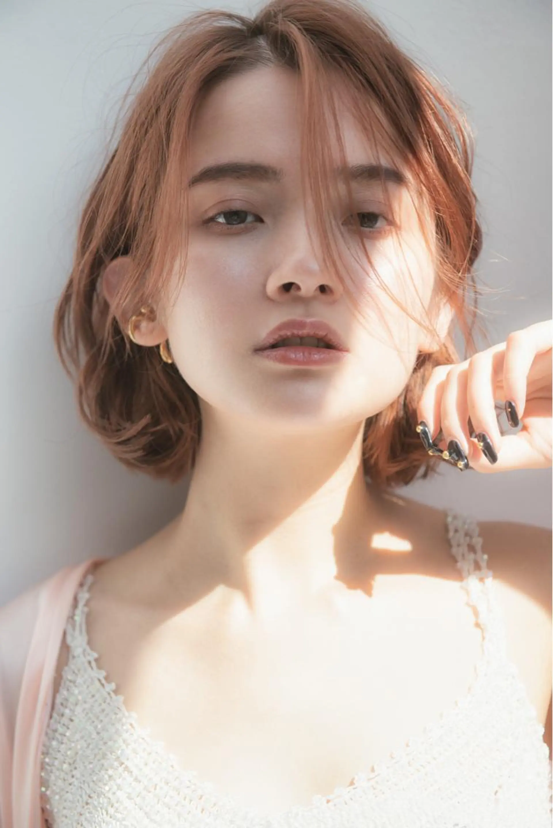 ショート パーマ メンズ 峠原 菜緒のヘアスタイル