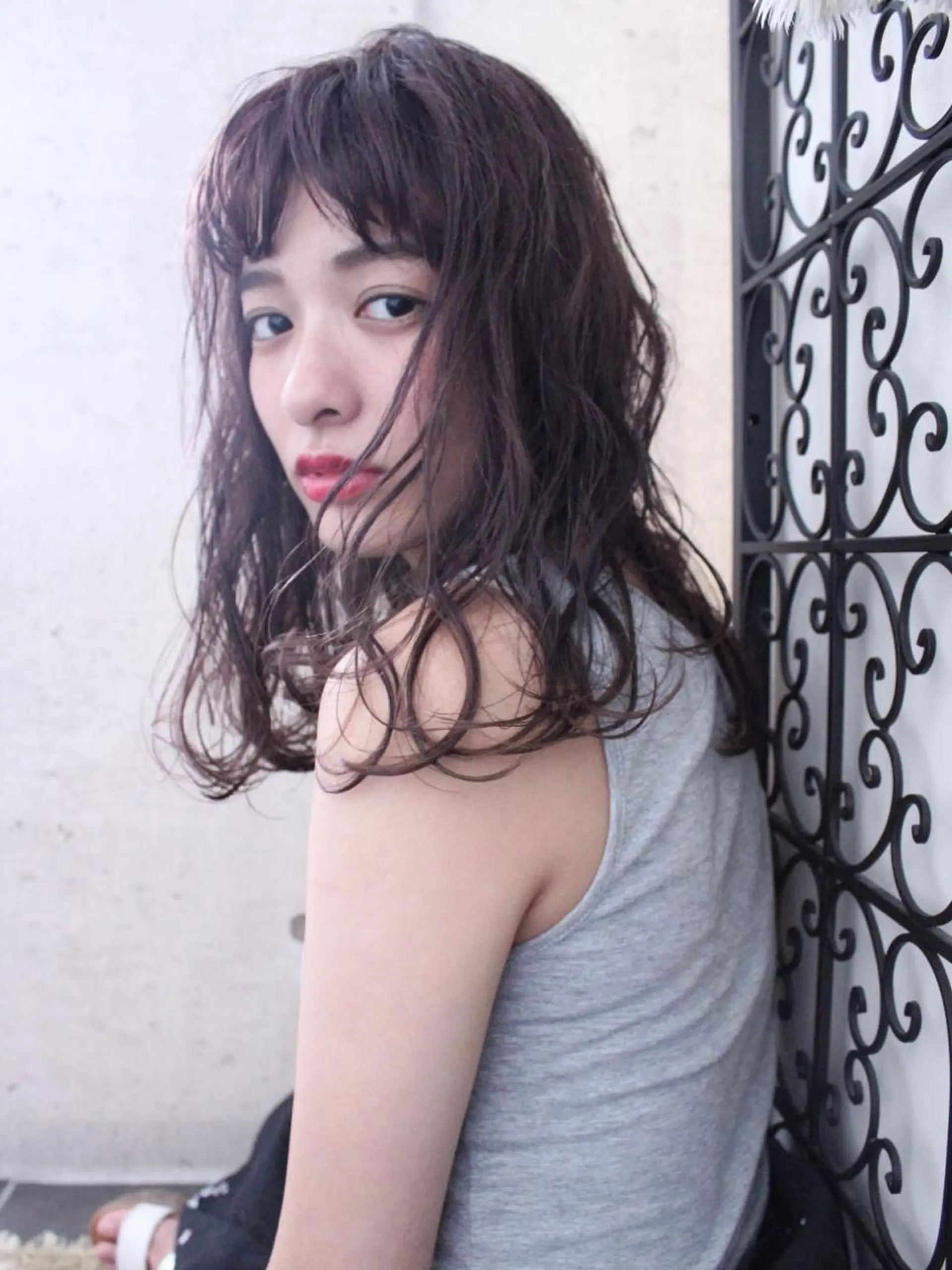 セミロング カラー パーマ ooit 【オーイット】のヘアスタイル