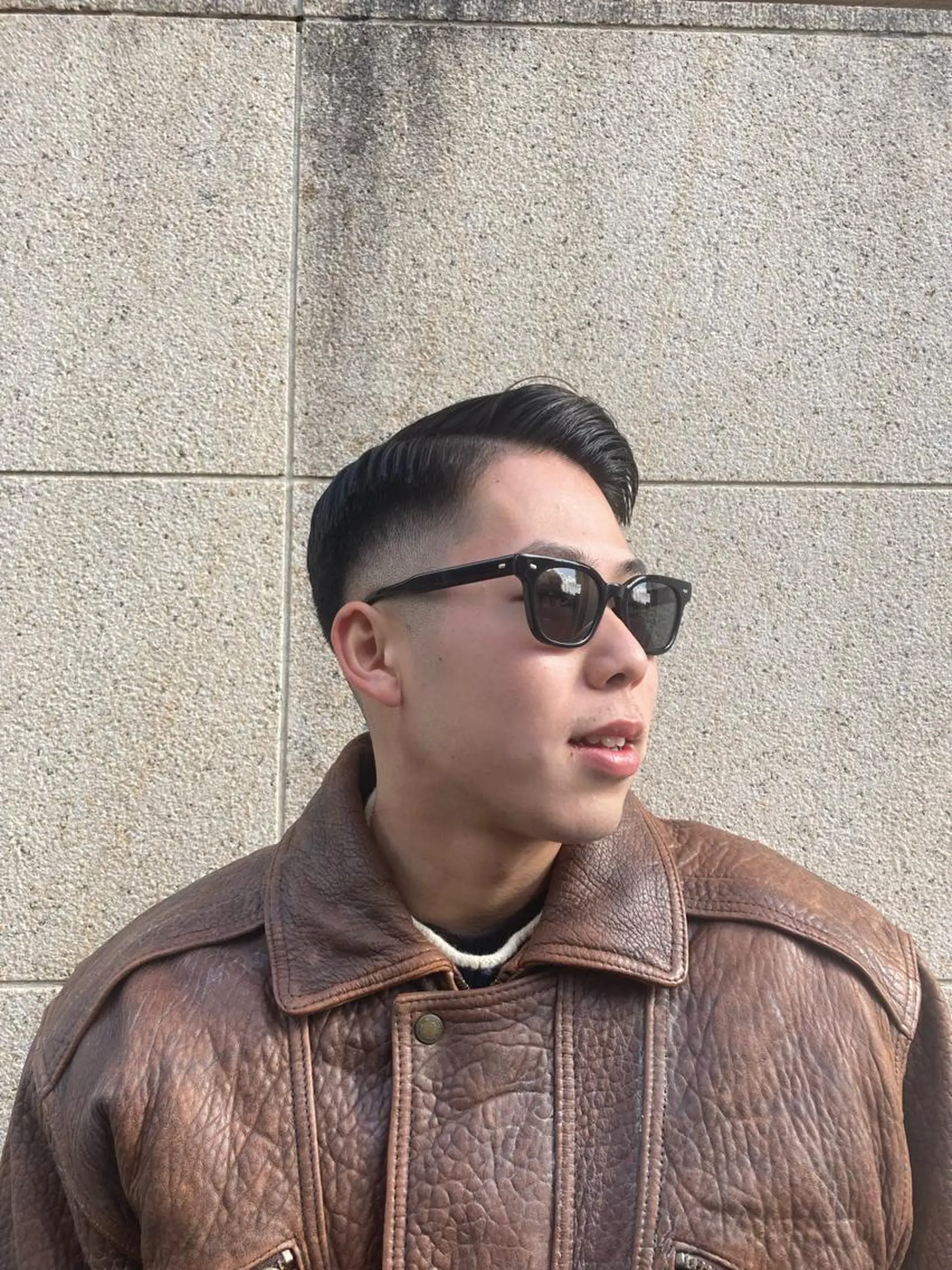 メンズ フェードカット スキンフェード カット ヘアセット 関 晃哉のヘアスタイル