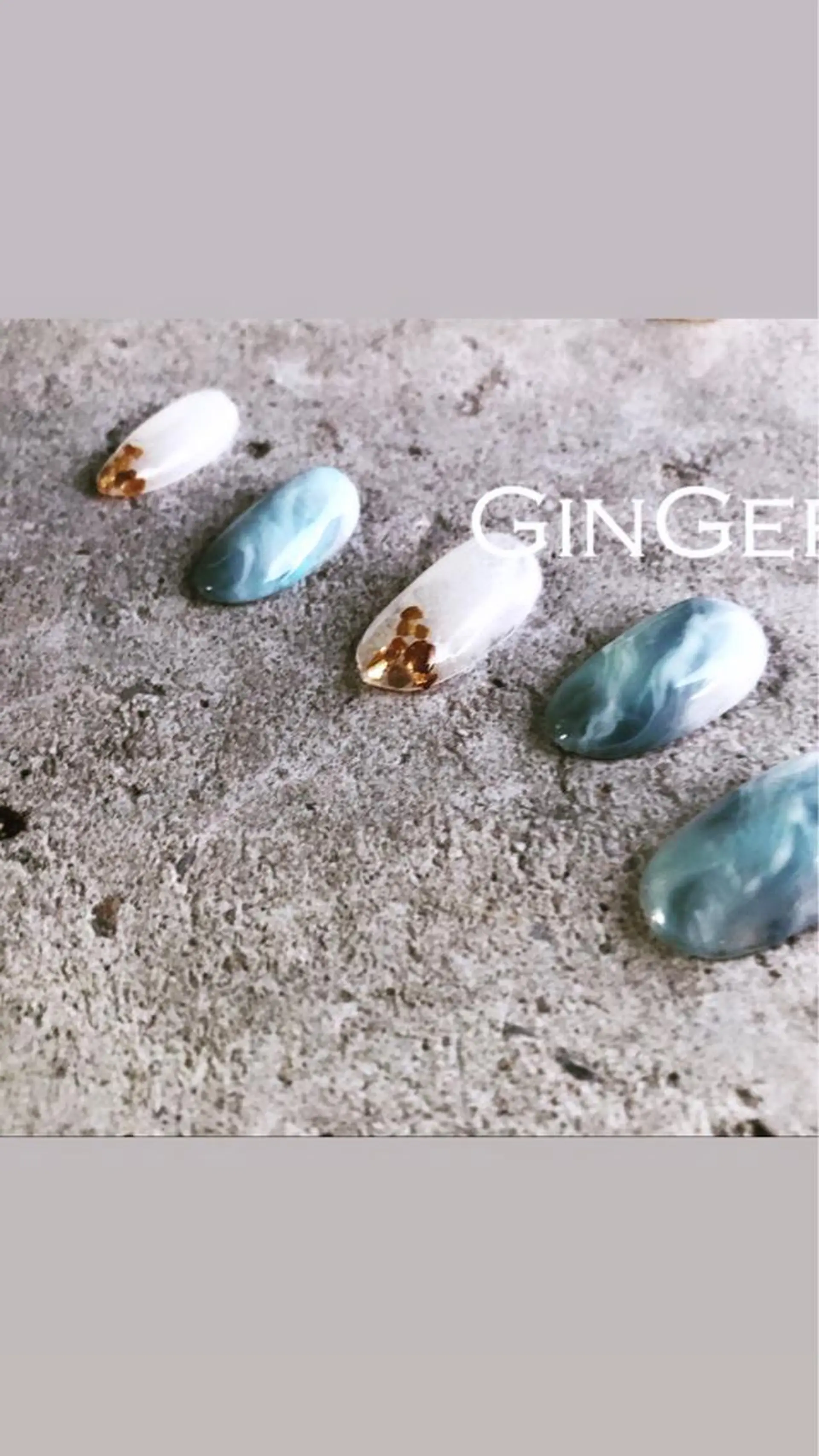 ネイル フットネイル GinGer nail salonのネイルデザイン