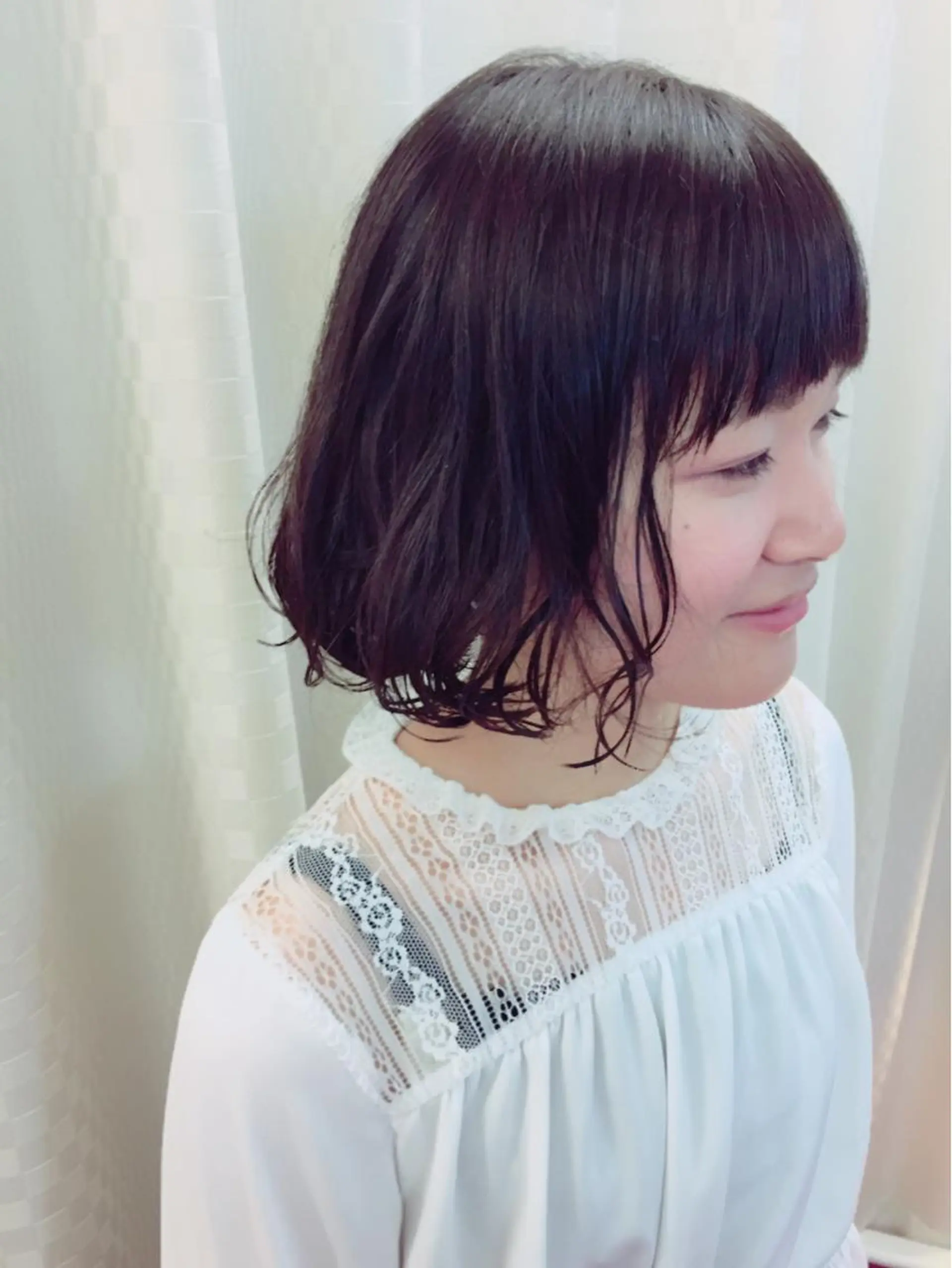 ミディアム ミディアムパーマ ティアラbyギャロ ティアラbyギャロのヘアスタイル