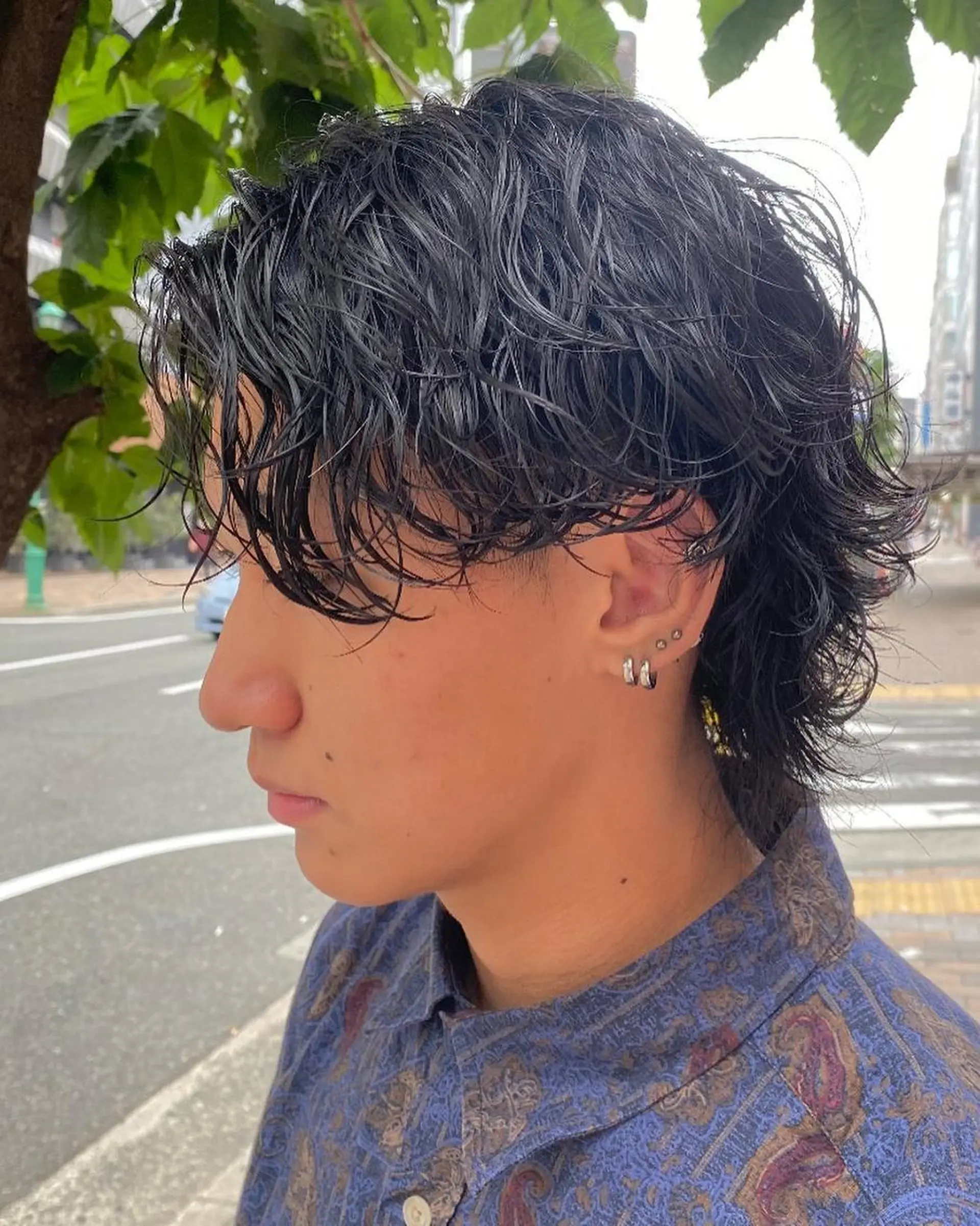 パーマ メンズ フェードカット メンズパーマ プードルパーマ メンズツイストパーマ ツイストスパイラルパーマ 年間2000名担当◎ パーマ職人/仲原佑樹のヘアスタイル