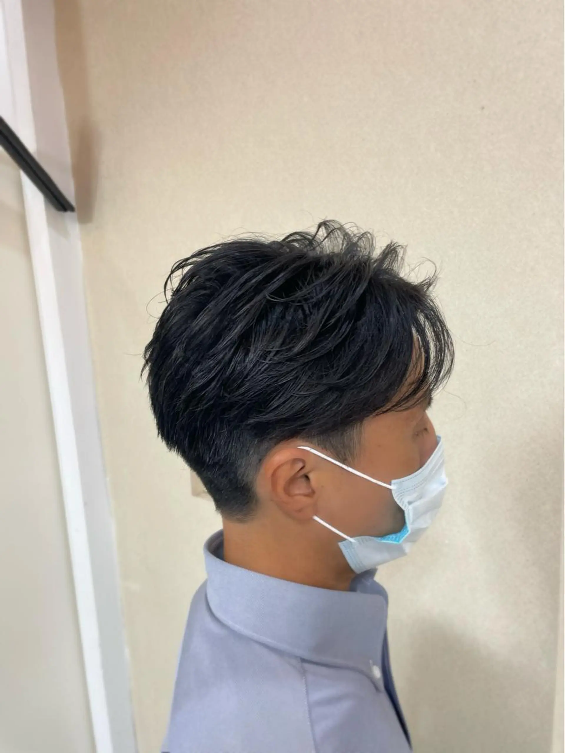 ショート メンズ アップバング フェードカット マッシュ メンズパーマ スキンフェード カット 🔮メンズ縮毛矯正 メンズパーマ💎竹永のヘアスタイル